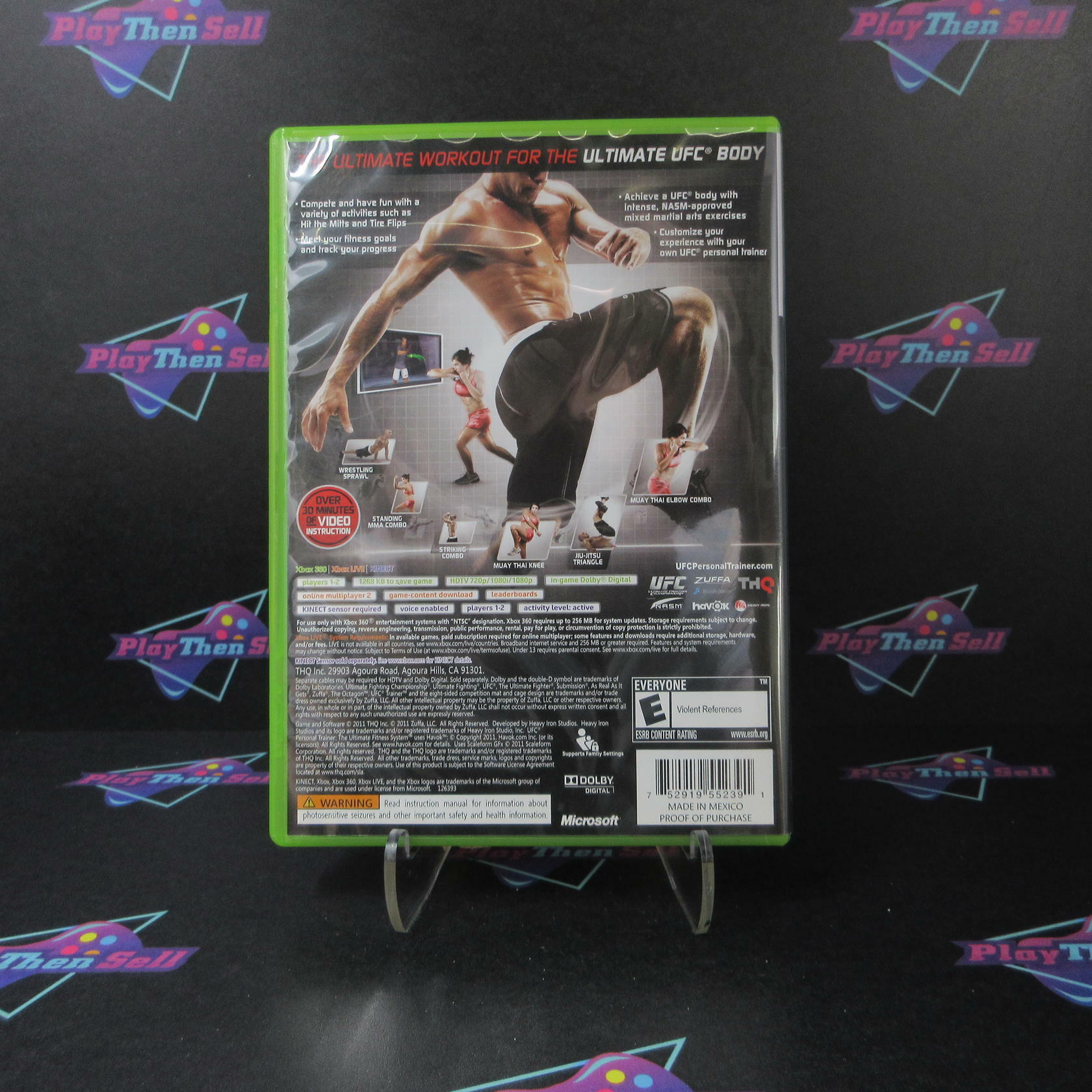 UFC Personal Trainer Xbox 360 Complete - Excellent