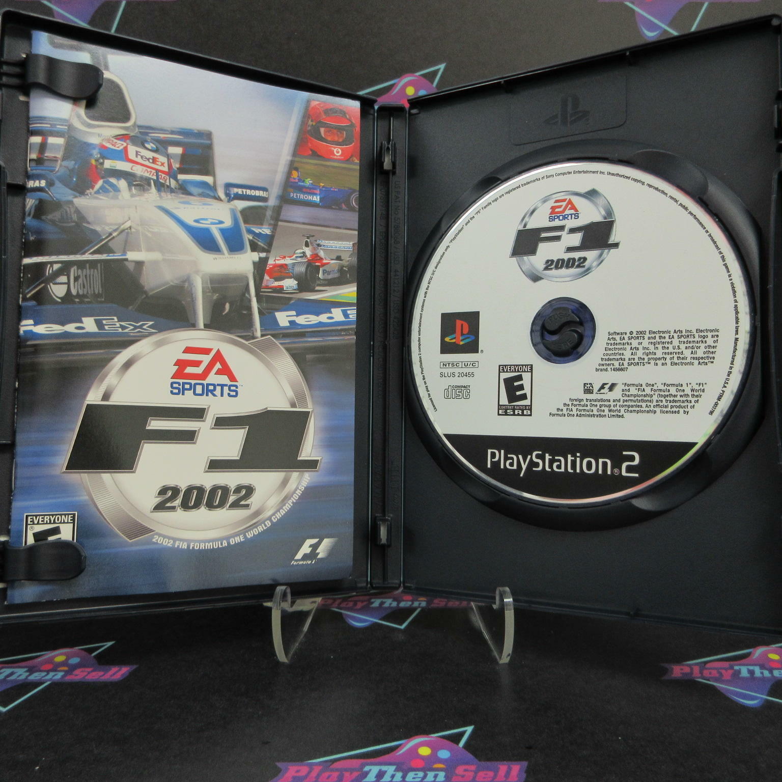 F1 2002 PS2 PlayStation 2 + Reg Card Complete - Excellent