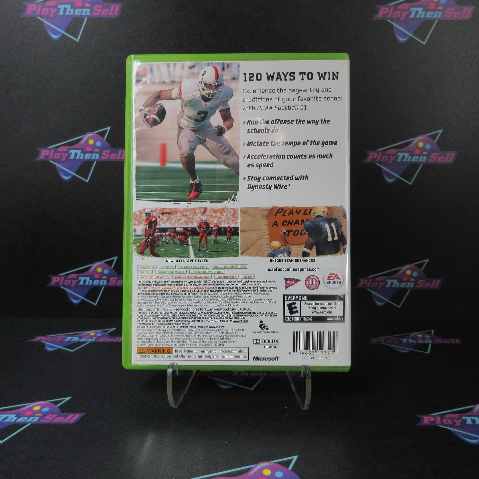 NCAA Football 11 Xbox 360 Complete - Excellent