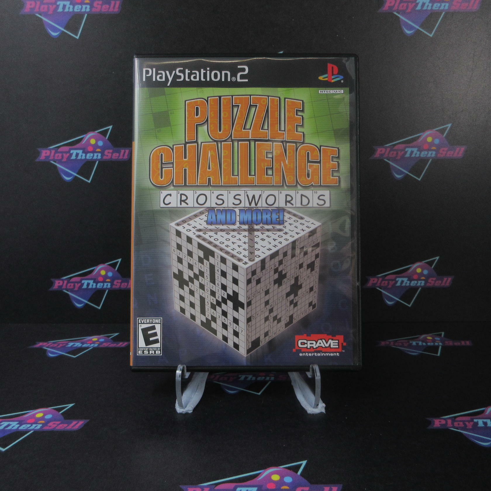 Puzzle Challenge Crosswords and More PS2 PlayStation 2 Complete - Excellent