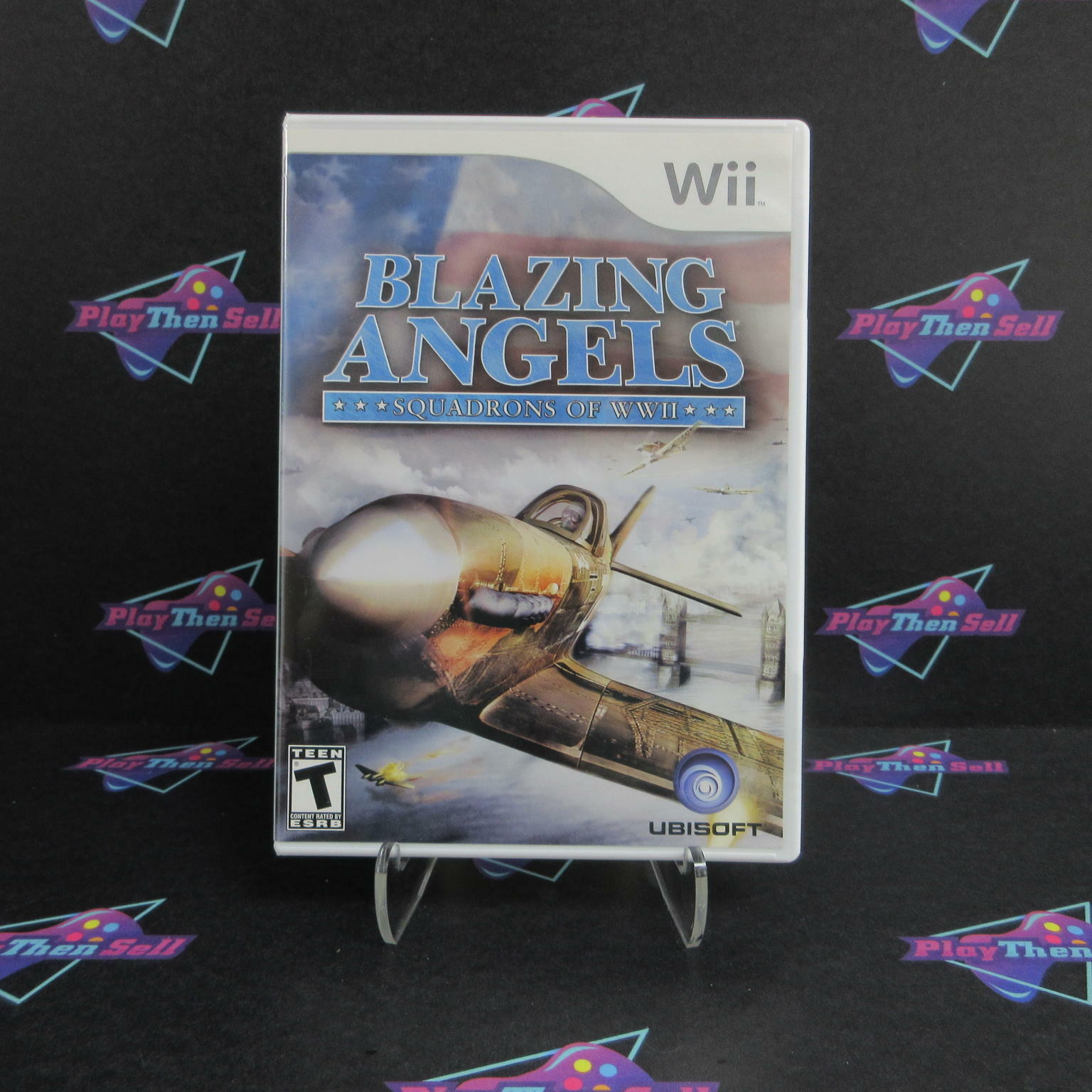 Blazing Angels Squadrons of WWII Nintendo Wii Complete - Excellent