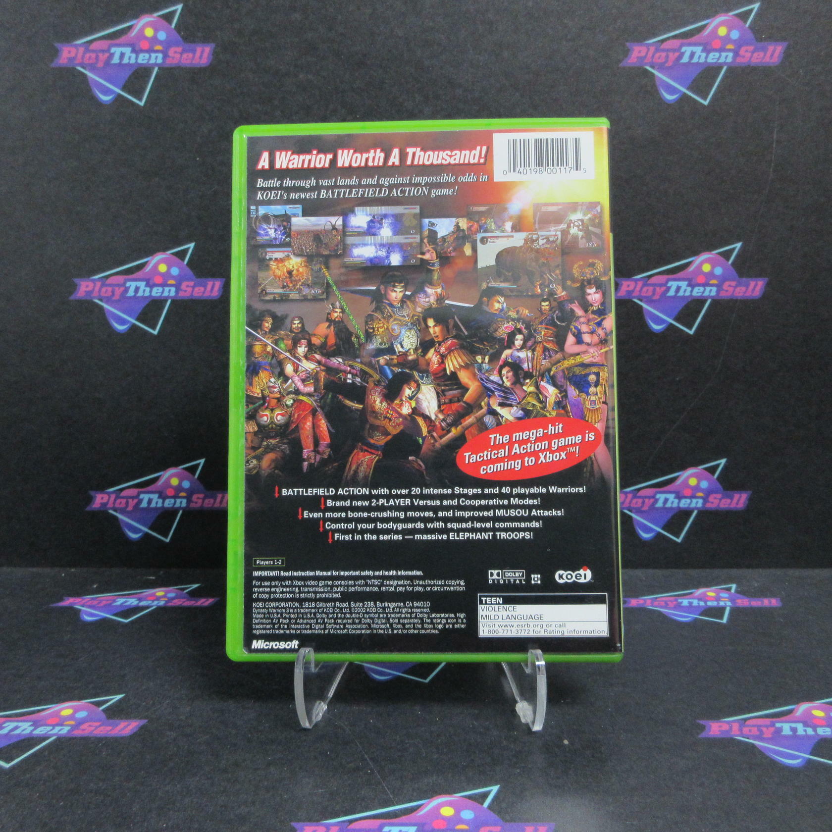 Dynasty Warriors 3 Xbox Complete - Refurbished