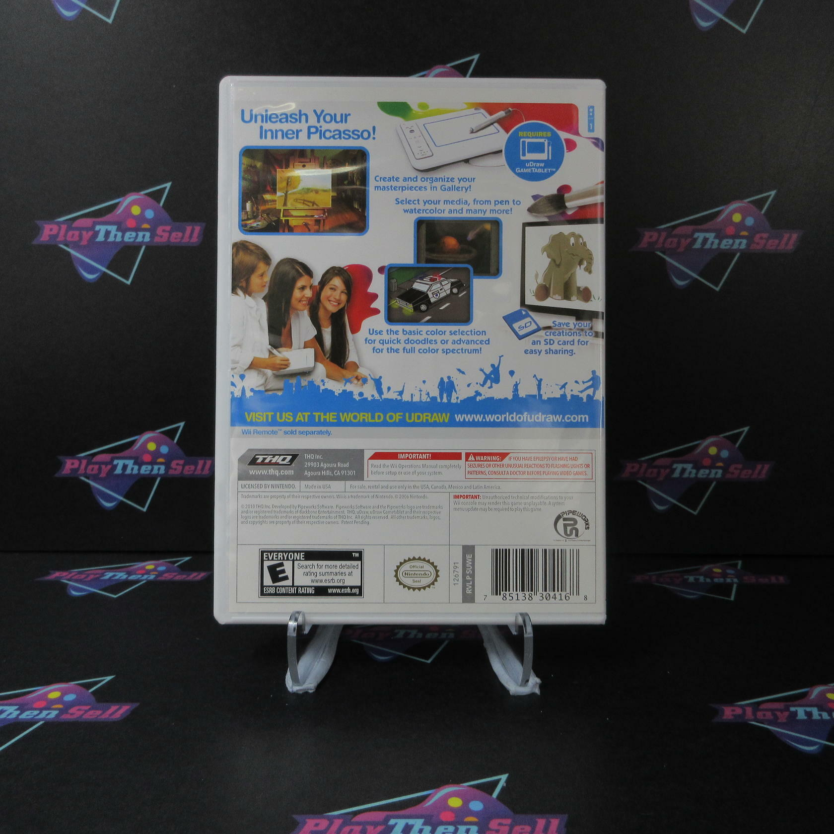 uDraw Studio Nintendo Wii Complete - Excellent