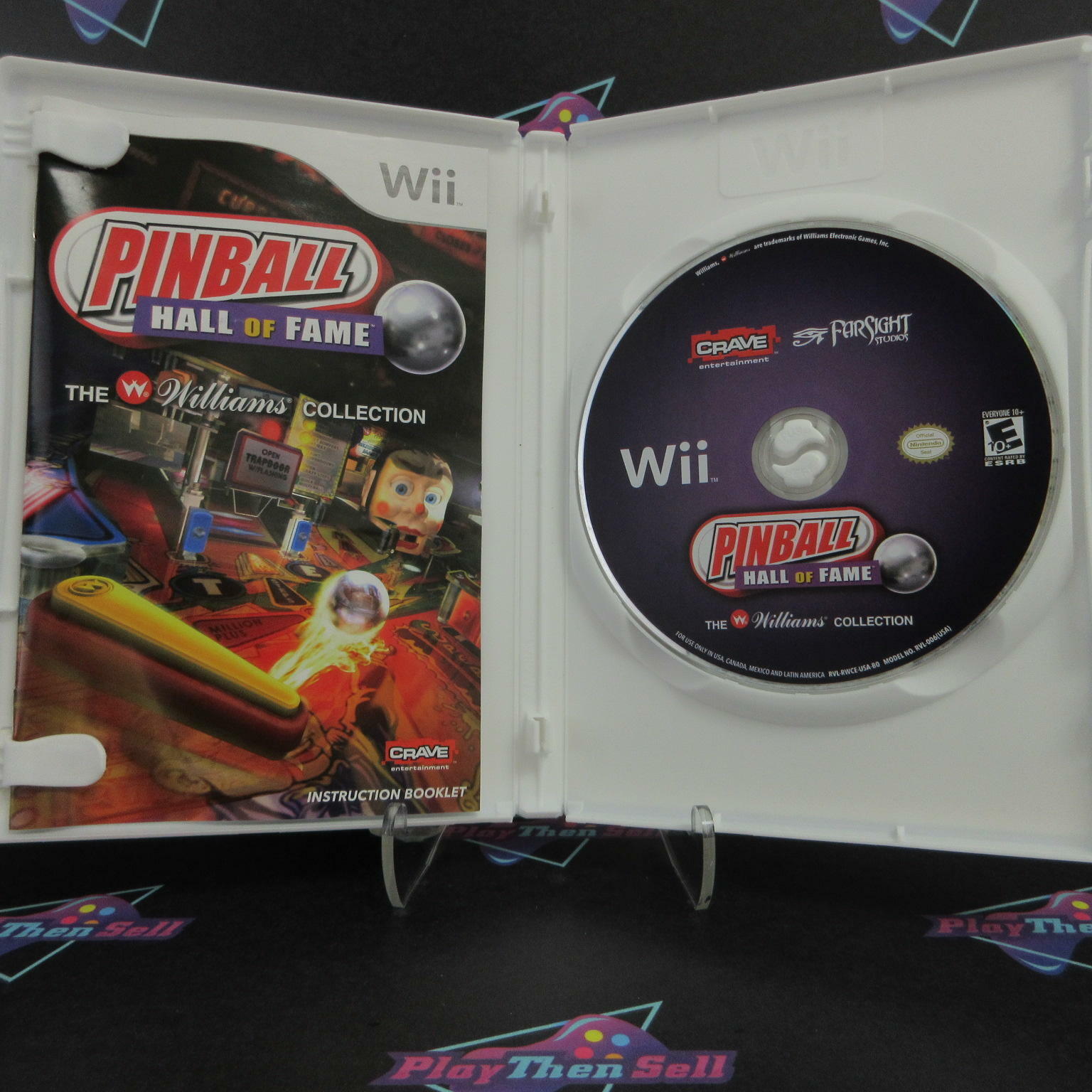 Pinball Hall of Fame The Williams Collection Nintendo Wii Complete - Excellent