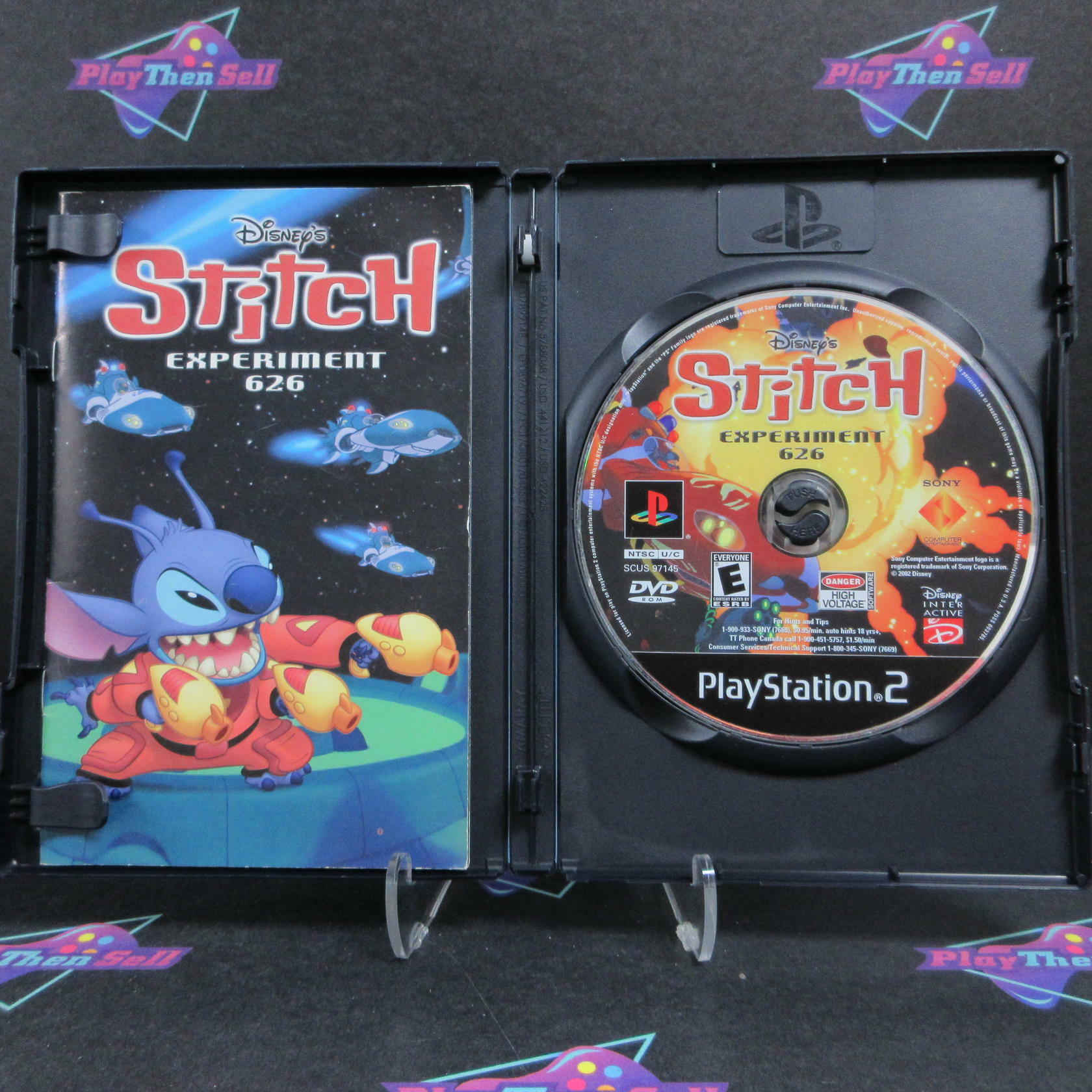Disney's Stitch Experiment 626 PS2 PlayStation 2 Complete - Excellent