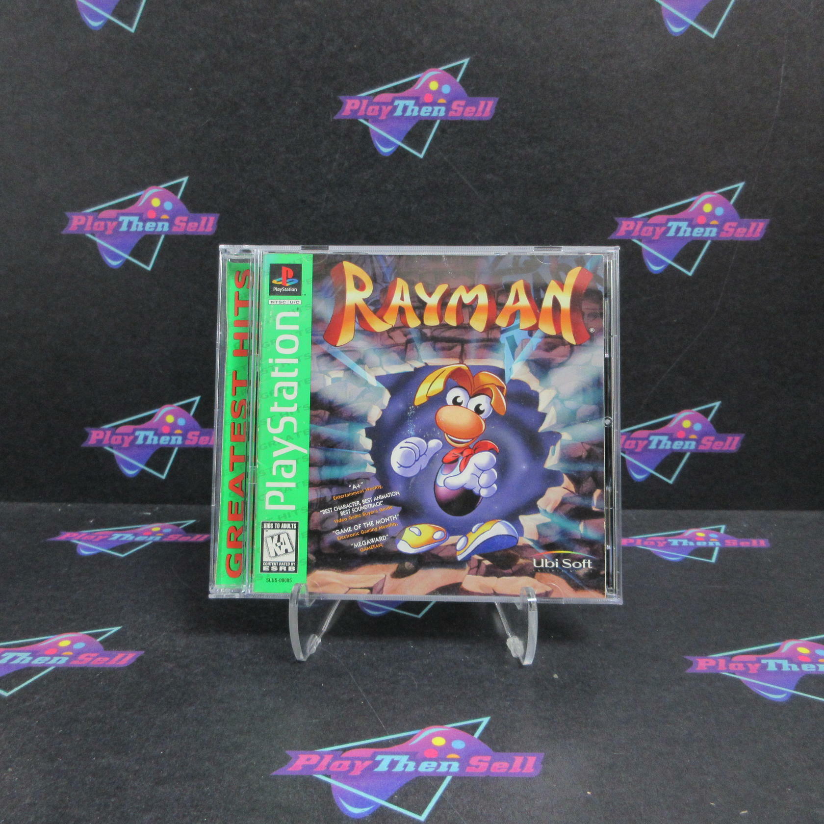 Rayman PS1 PlayStation 1 GH + Reg Card Complete - Excellent