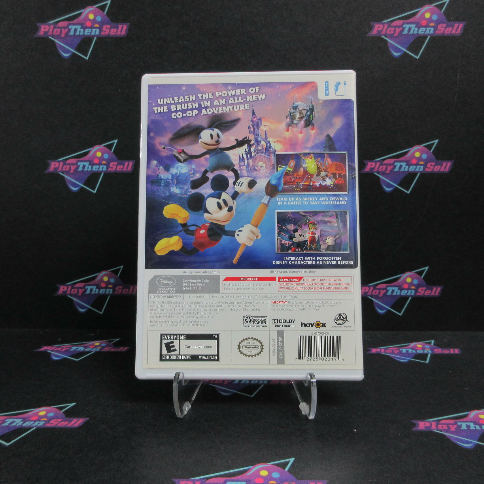Epic Mickey 2 The Power of Two Nintendo Wii - Like New