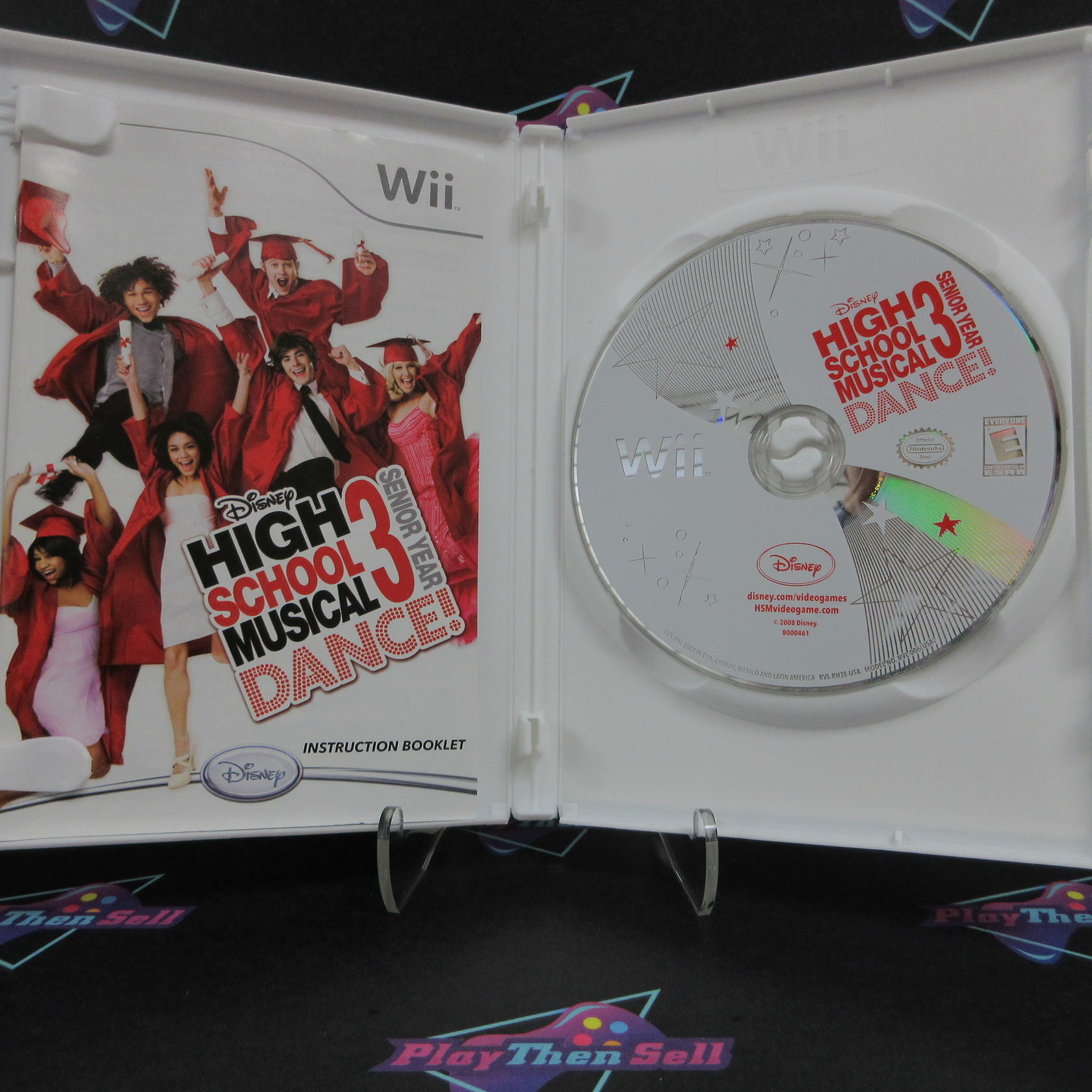 High School Musical 3 Senior Year Dance! Nintendo Wii + Reg Card CIB - Excellent