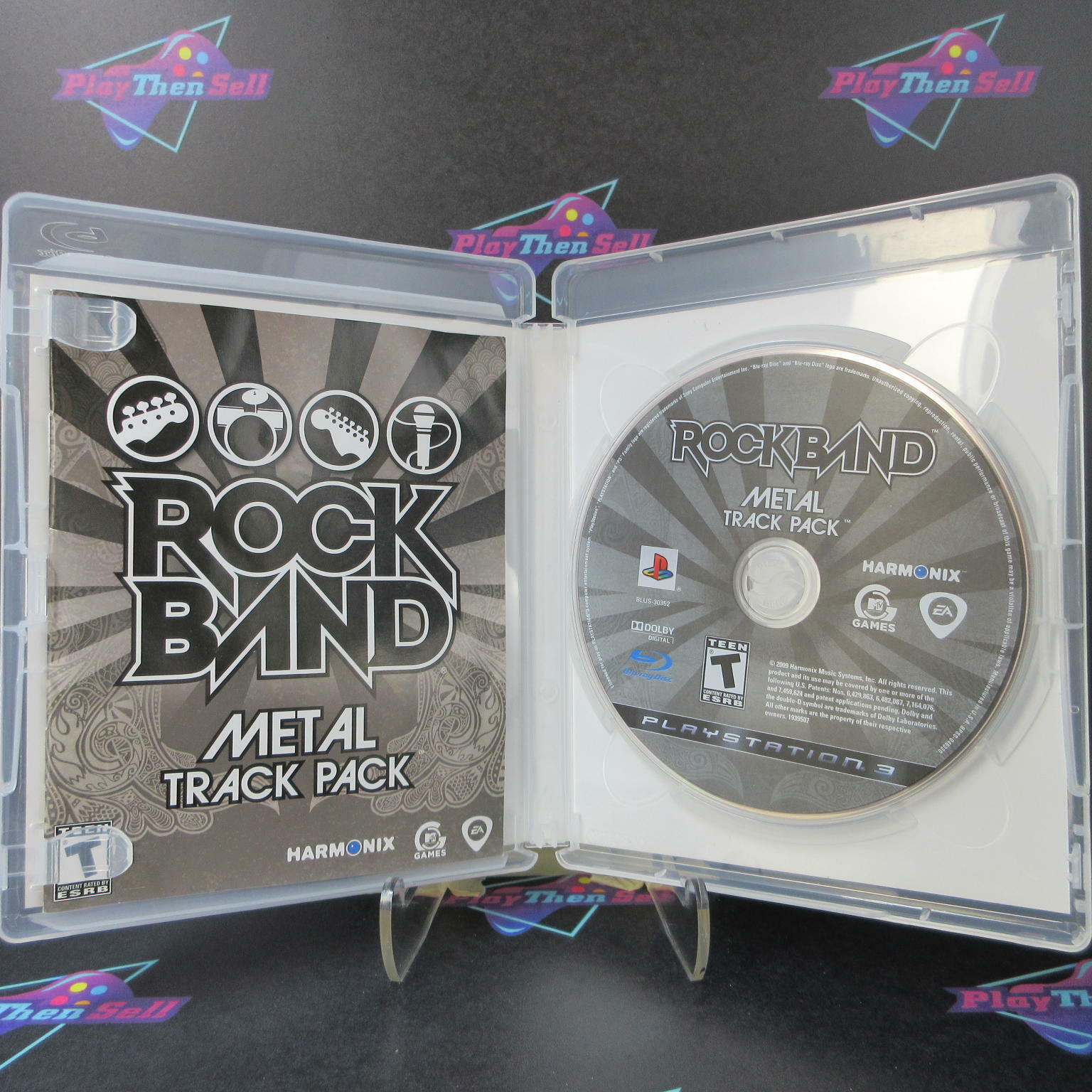 Rock Band Metal Track Pack PS3 PlayStation 3 Complete - Excellent