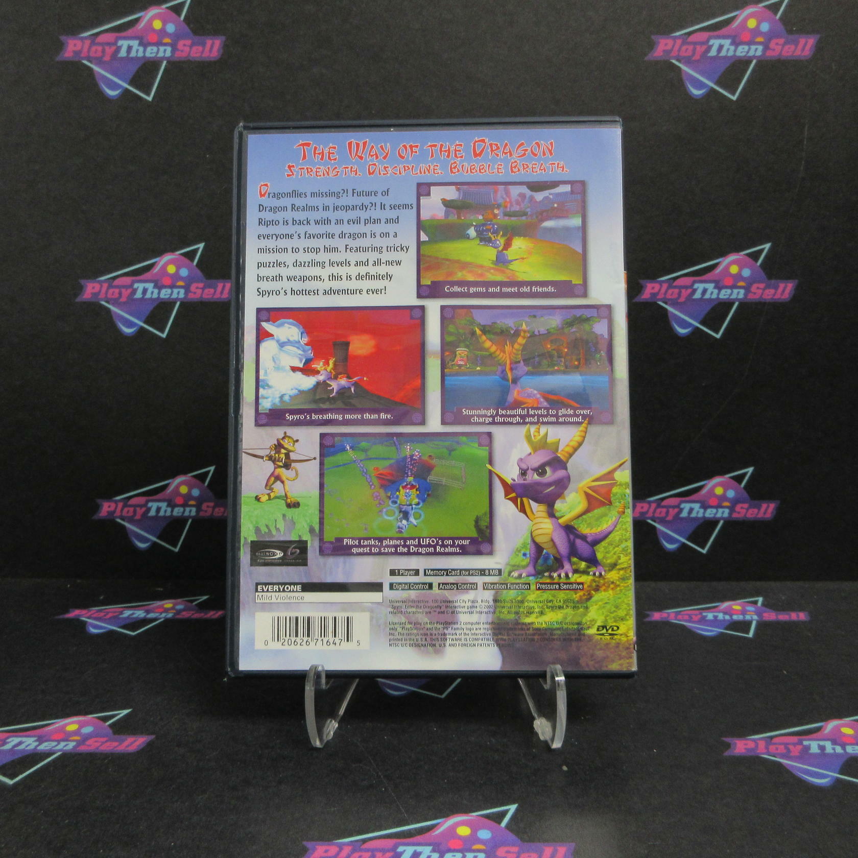 Spyro Enter the Dragonfly PS2 PlayStation 2 + Reg / Soundtrack CIB - Excellent