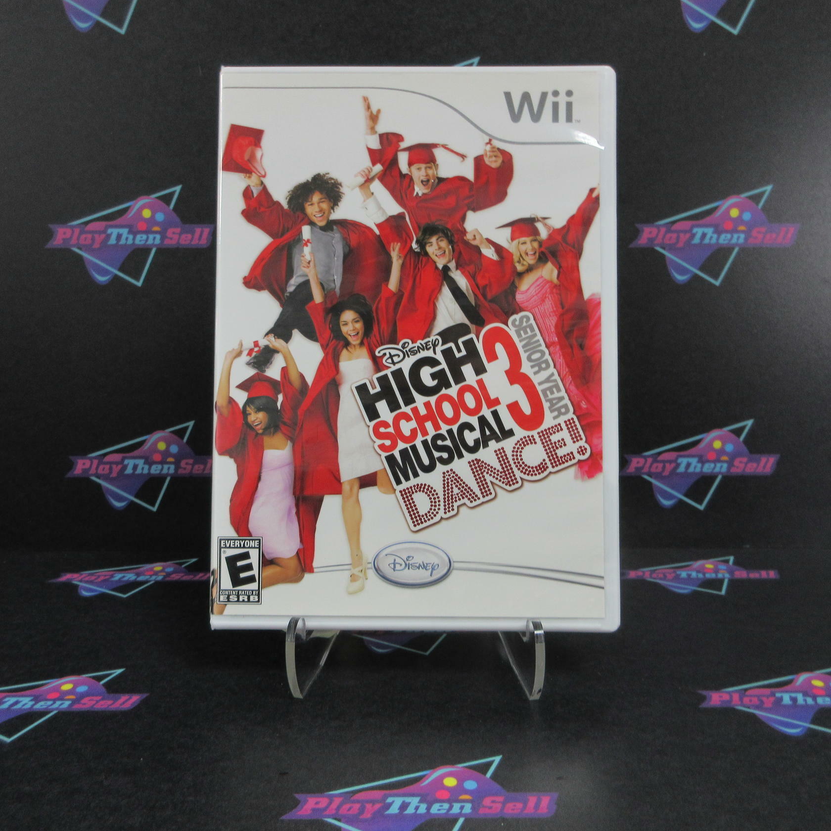 High School Musical 3 Senior Year Dance! Nintendo Wii + Reg Card CIB - Excellent