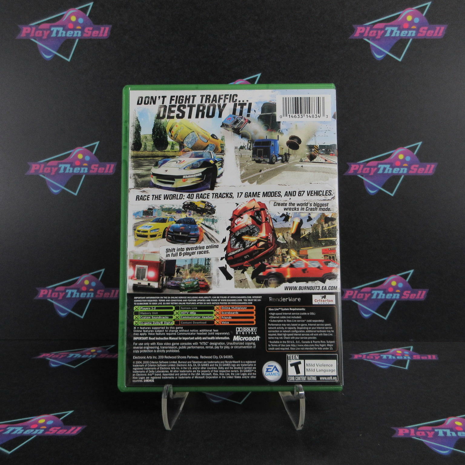 Burnout 3 Takedown Xbox PH Complete - Refurbished