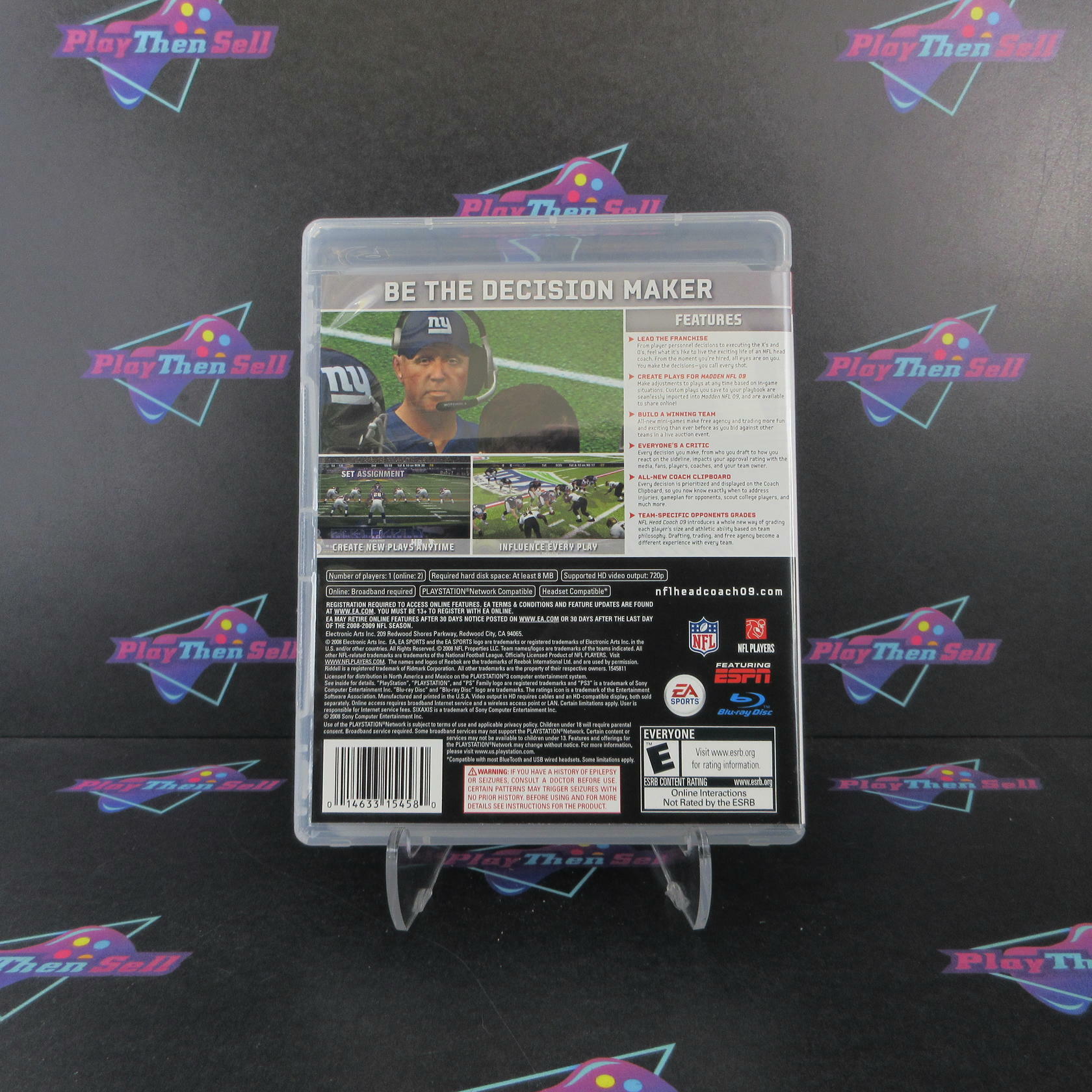NFL Head Coach 09 PS3 PlayStation 3 Complete - Excellent