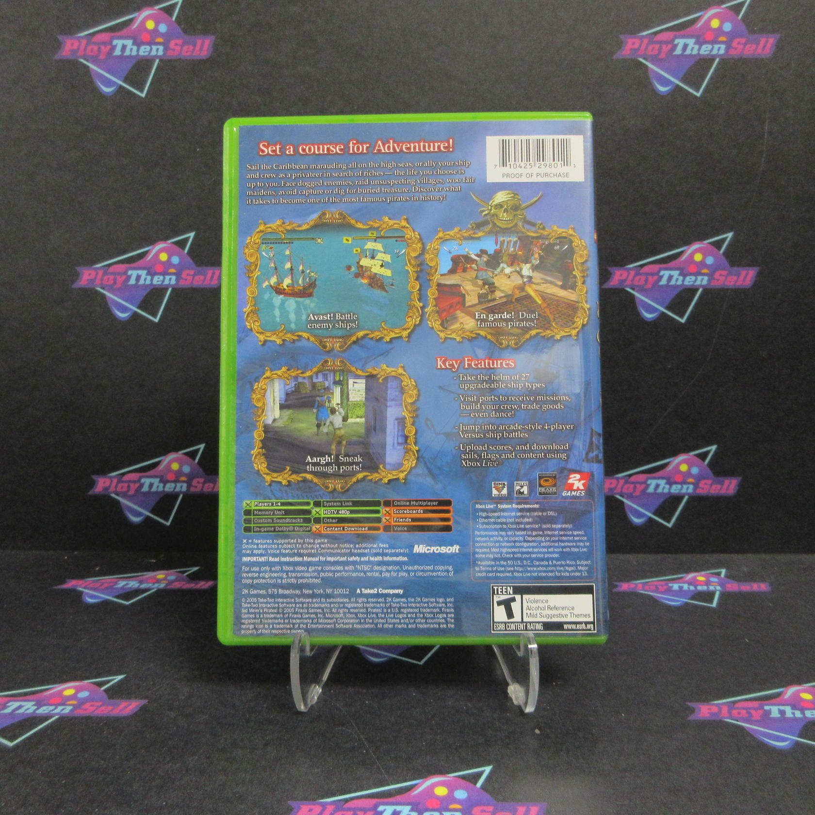 Sid Meiers Pirates! Xbox Complete - Refurbished