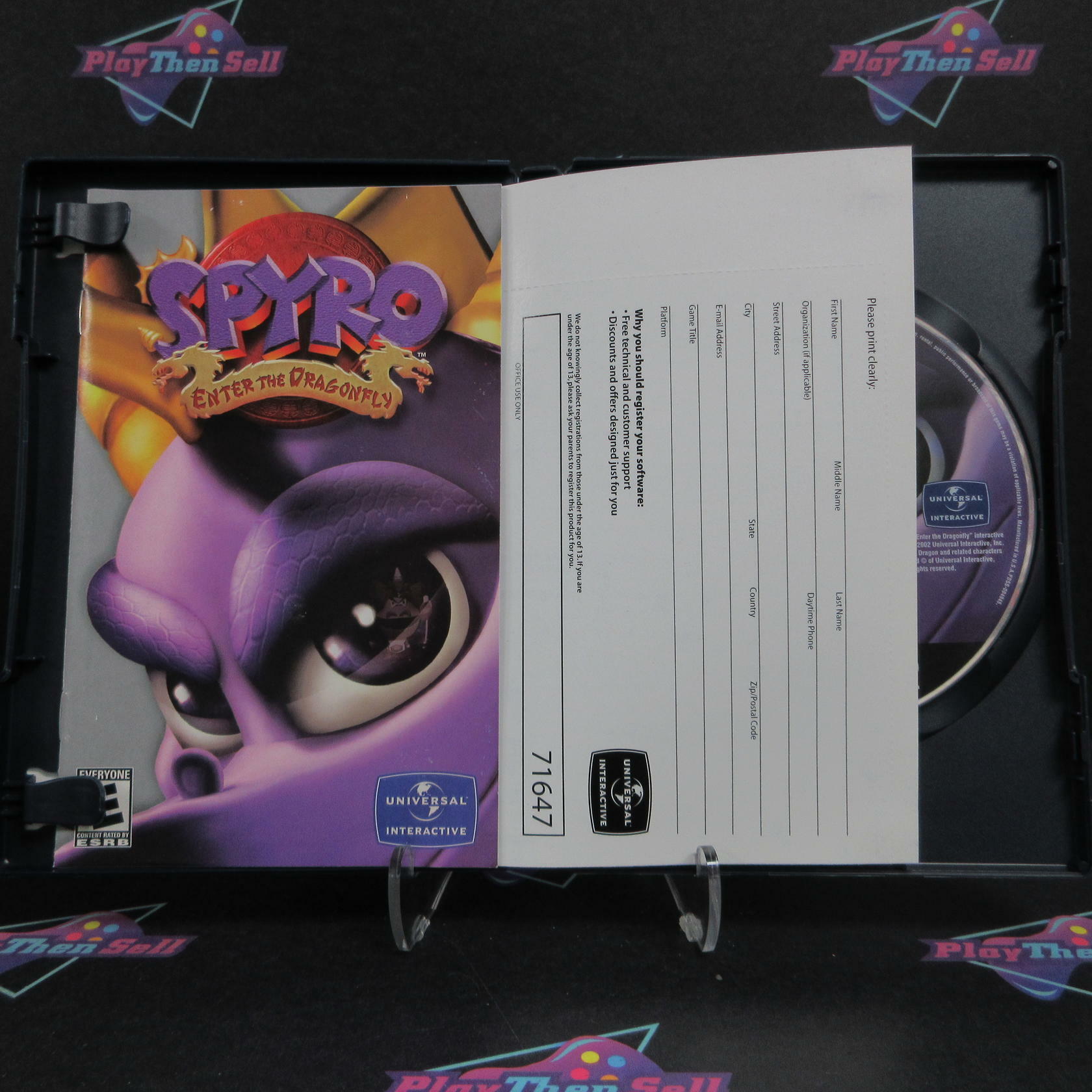 Spyro Enter the Dragonfly PS2 PlayStation 2 + Reg / Soundtrack CIB - Excellent