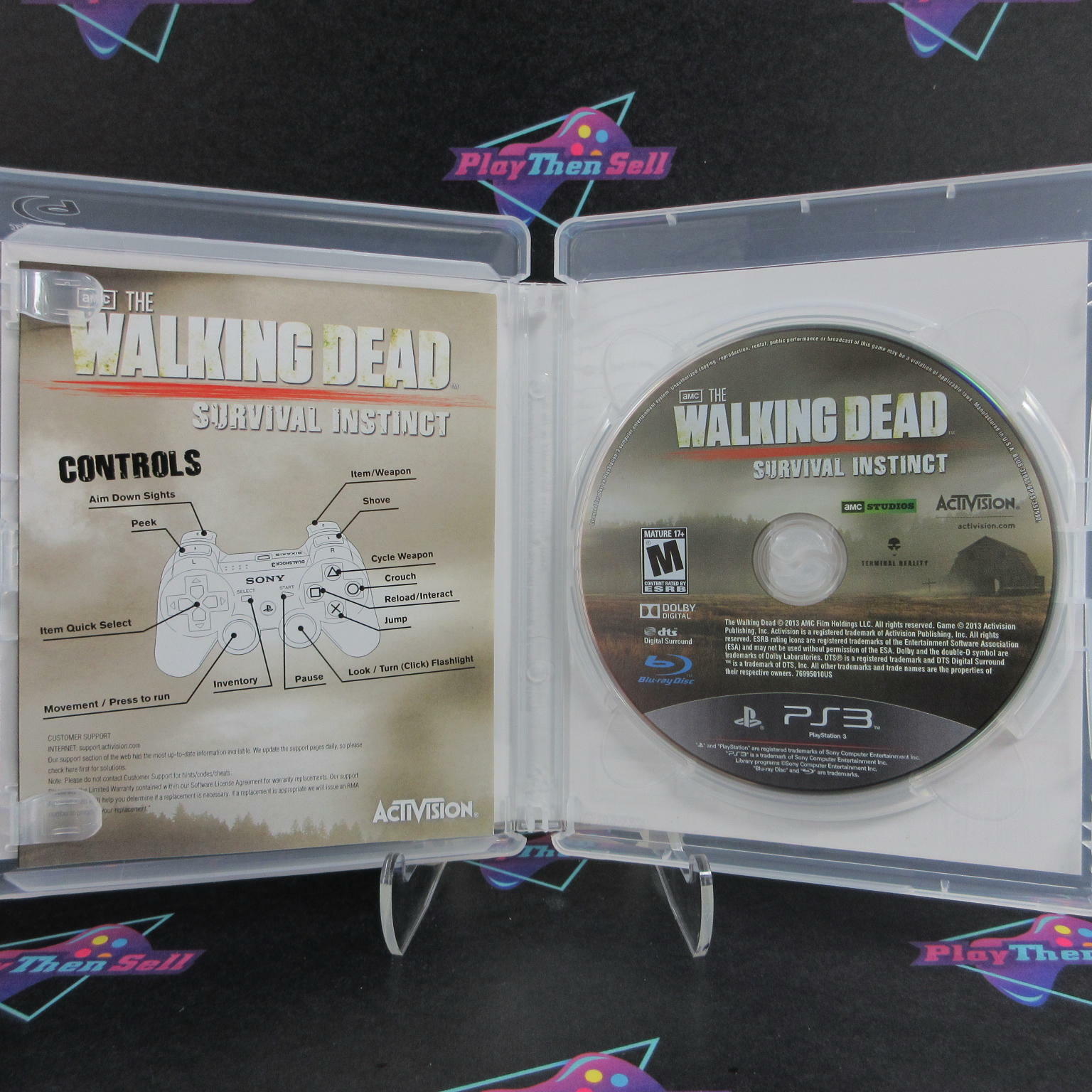 The Walking Dead Survival Instinct PS3 PlayStation 3 Complete - Excellent
