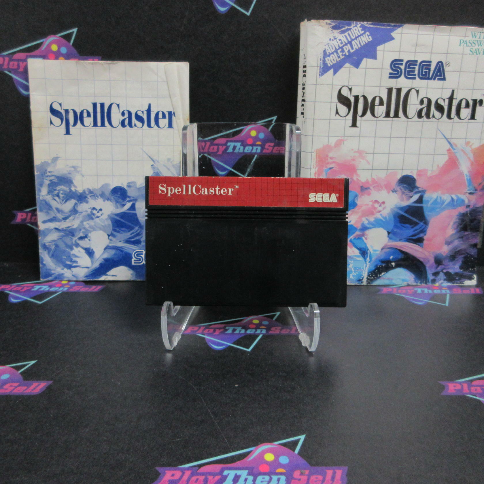 SpellCaster - Sega Master System Artwork/Manual & Game - No Case - Very Good