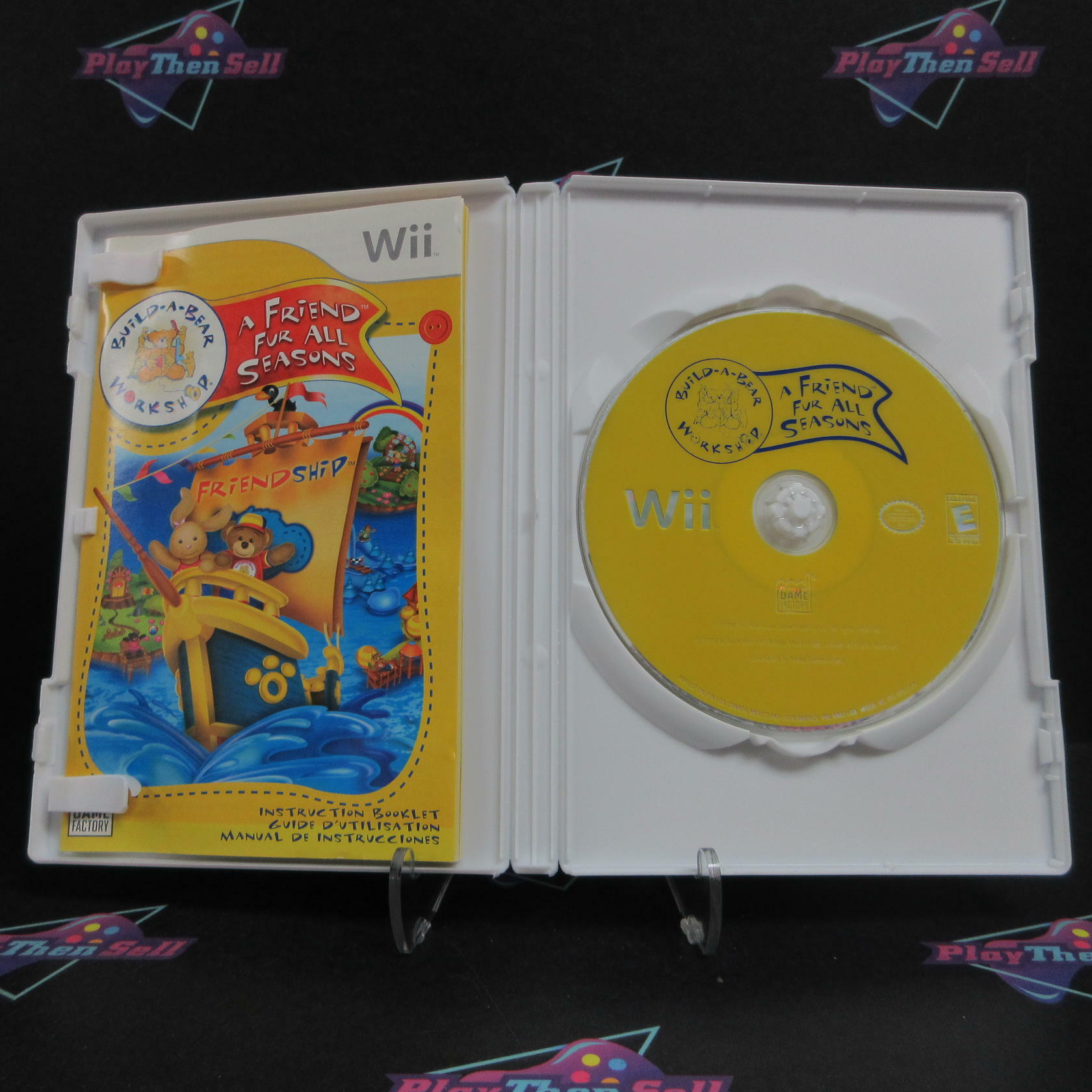 Build-A-Bear Workshop A Friend Fur All Seasons Nintendo Wii Complete - Excellent