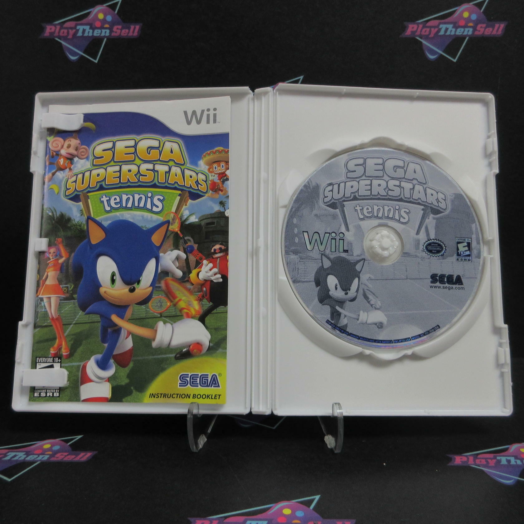 Sega Superstars Tennis Nintendo Wii Complete - Excellent