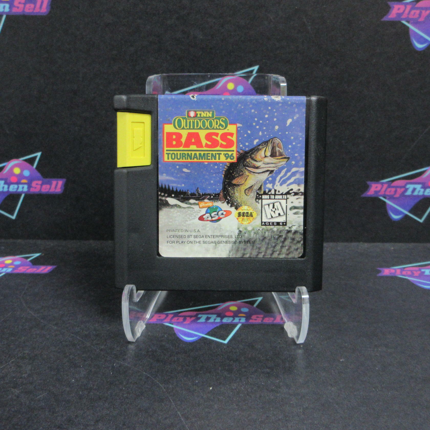 TNN Outdoors Bass Tournament 96 Sega Genesis AD Cart Only Authentic / Tested - Very Good