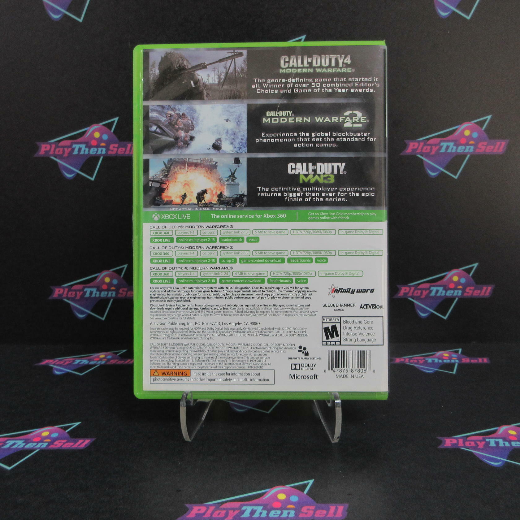 Call of Duty Modern Warfare Collection Xbox 360 Complete - Excellent