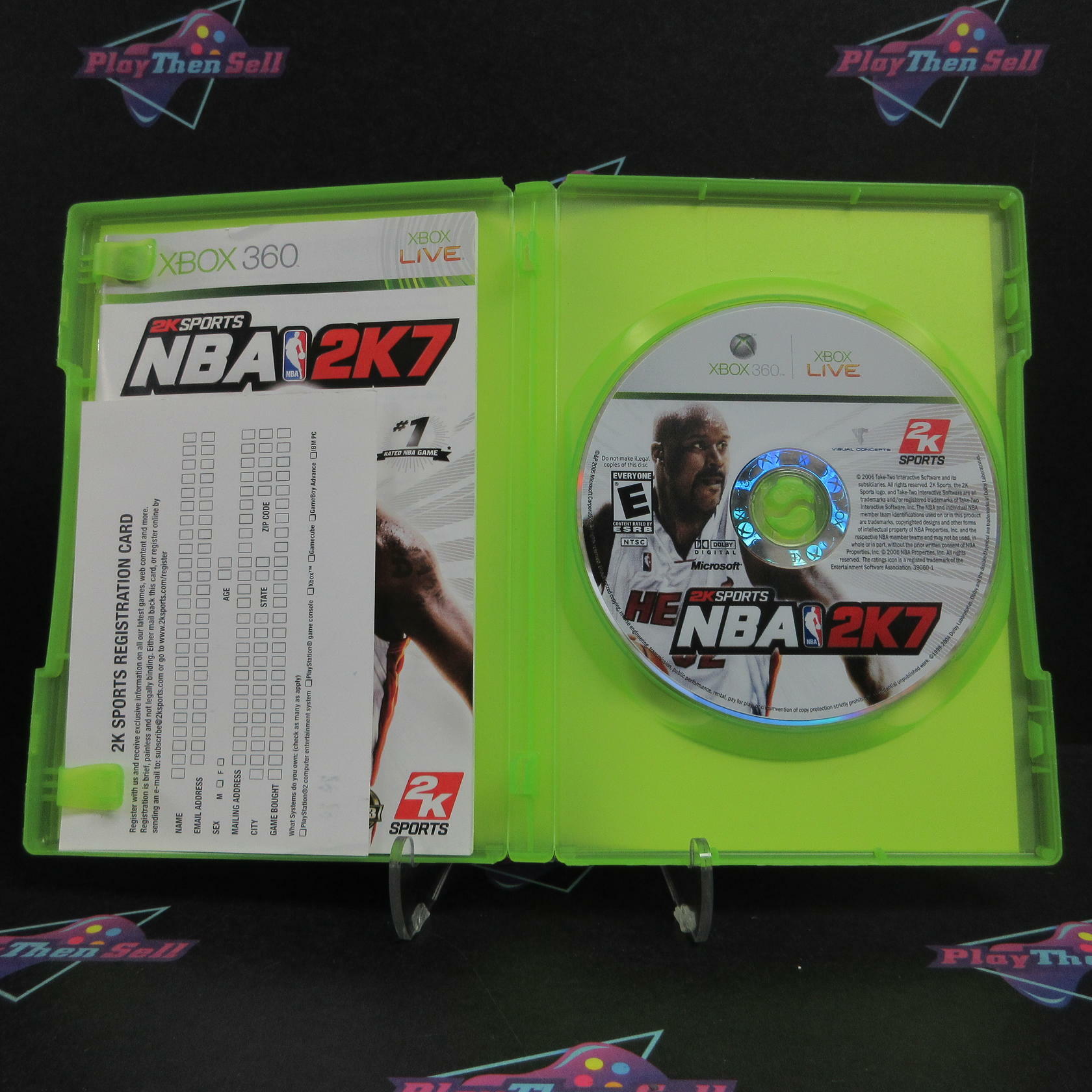 NBA 2K7 Xbox 360 + Reg Card Complete - Excellent