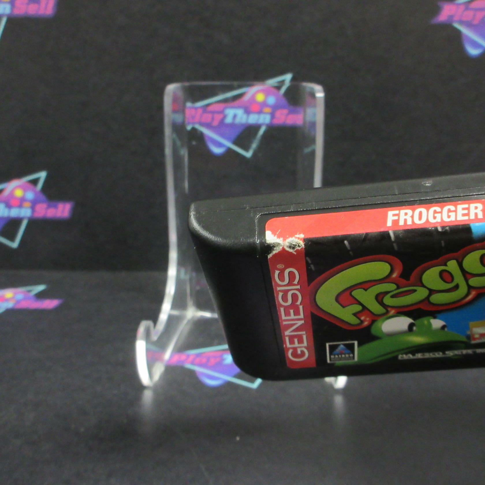 Frogger Sega Genesis AD Cartridge Only Authentic / Tested - Very Good