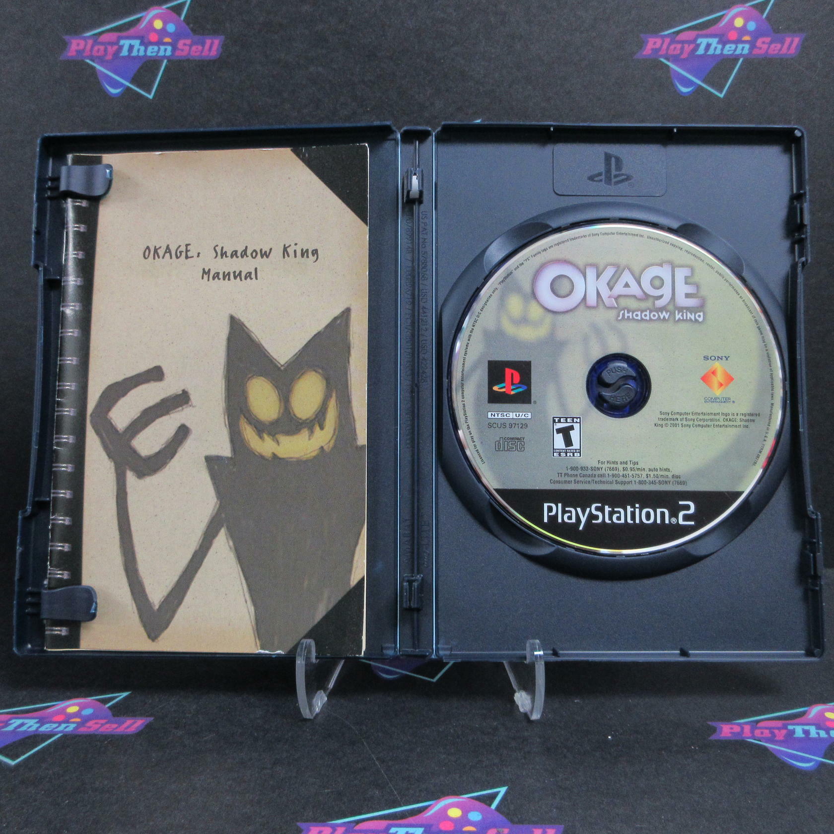 OKAGE Shadow King PS2 PlayStation 2 + Reg Card Complete - Excellent