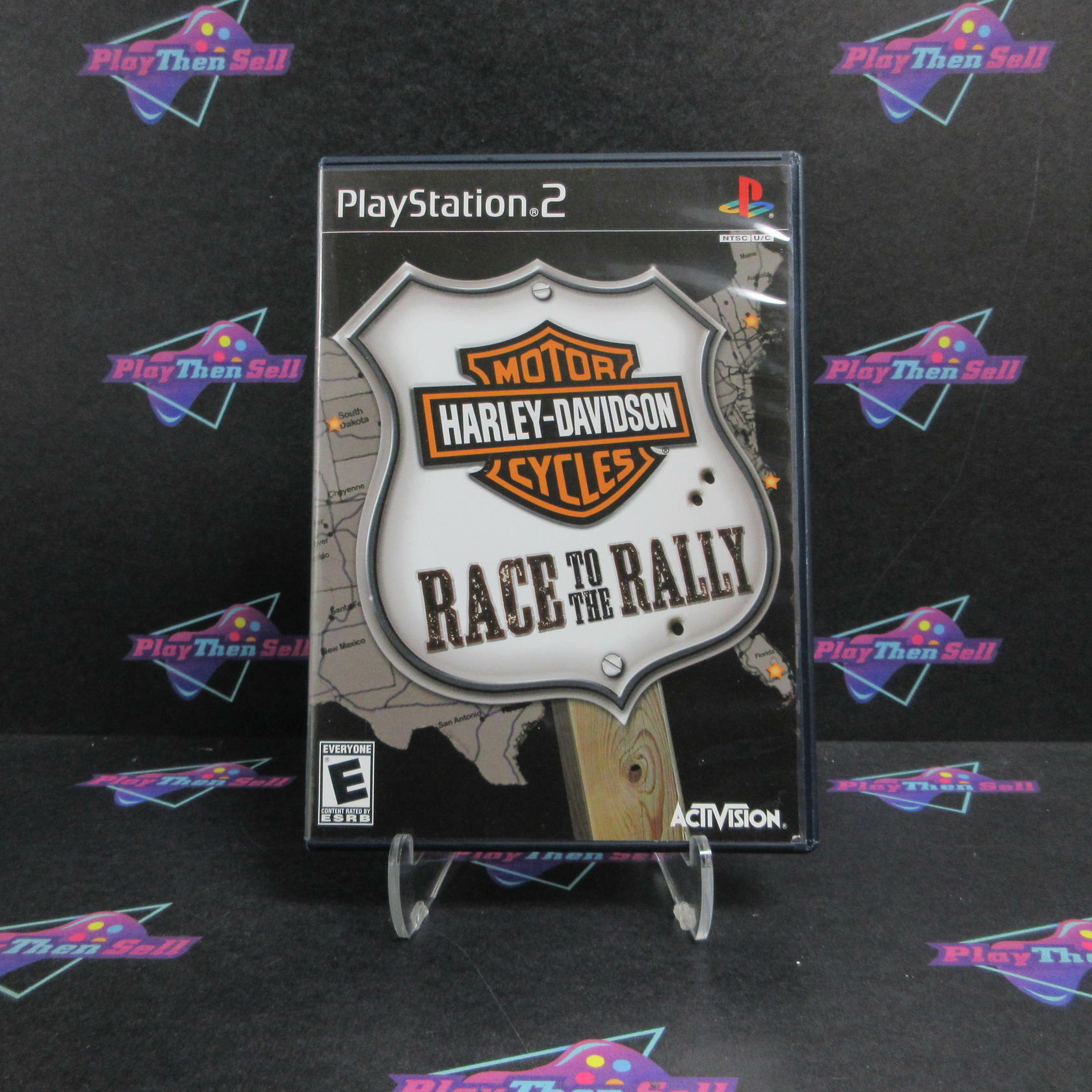 Harley Davidson Race to the Rally PS2 PlayStation 2 + Reg Card CIB - Excellent