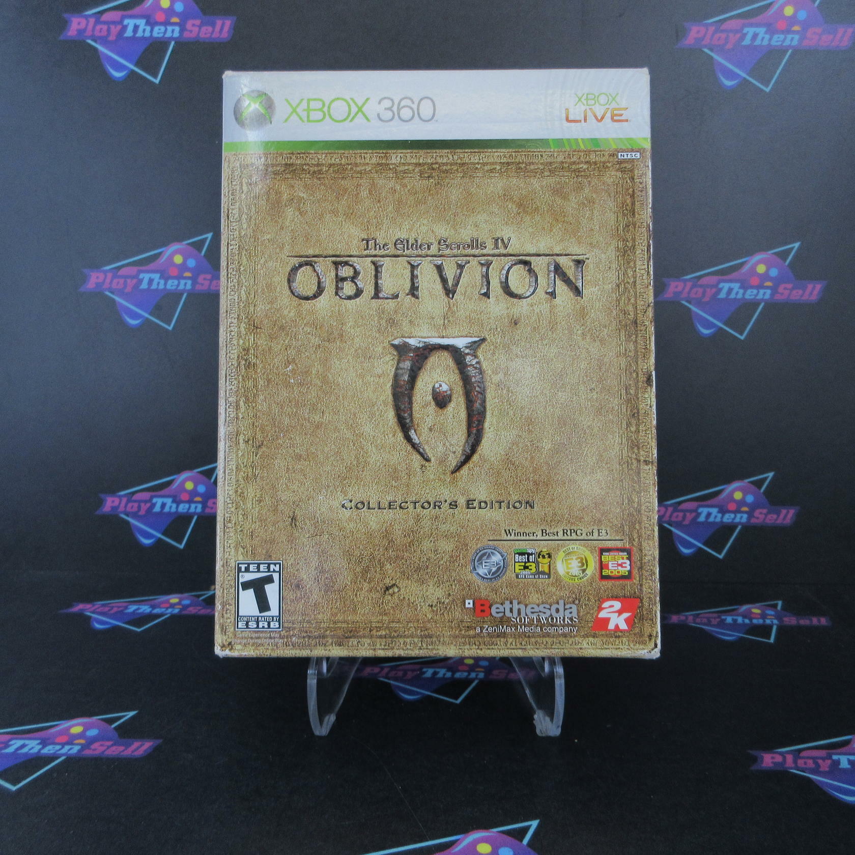 Elder Scrolls IV Oblivion Collector's Ed Xbox 360 + Reg/Map No Coin - Excellent