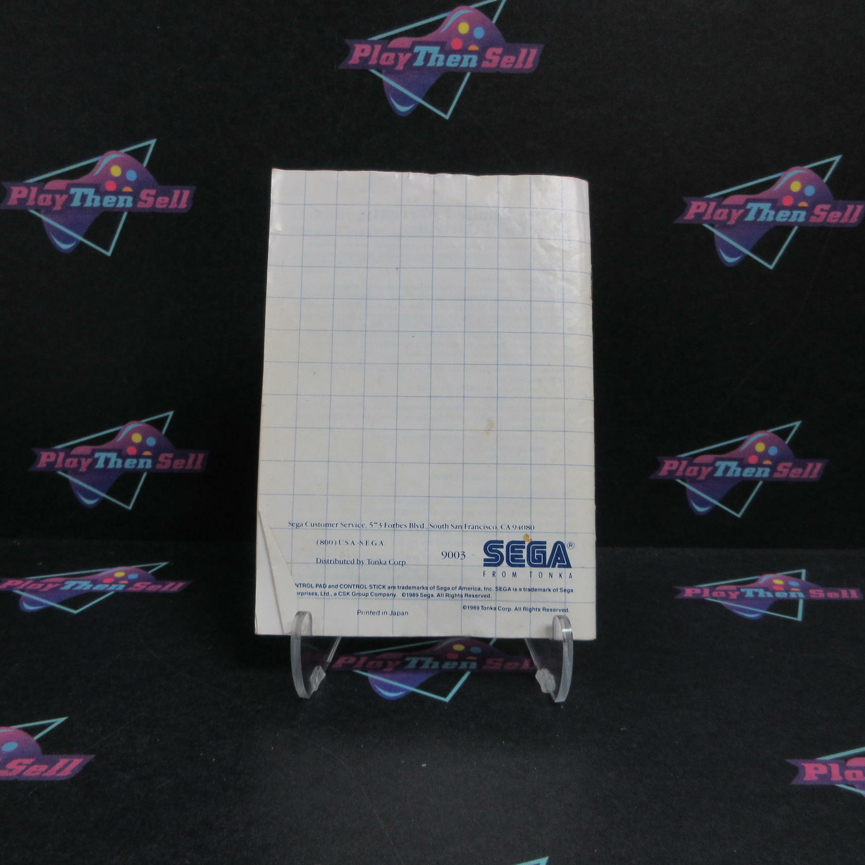 SpellCaster - Sega Master System Artwork/Manual & Game - No Case - Very Good