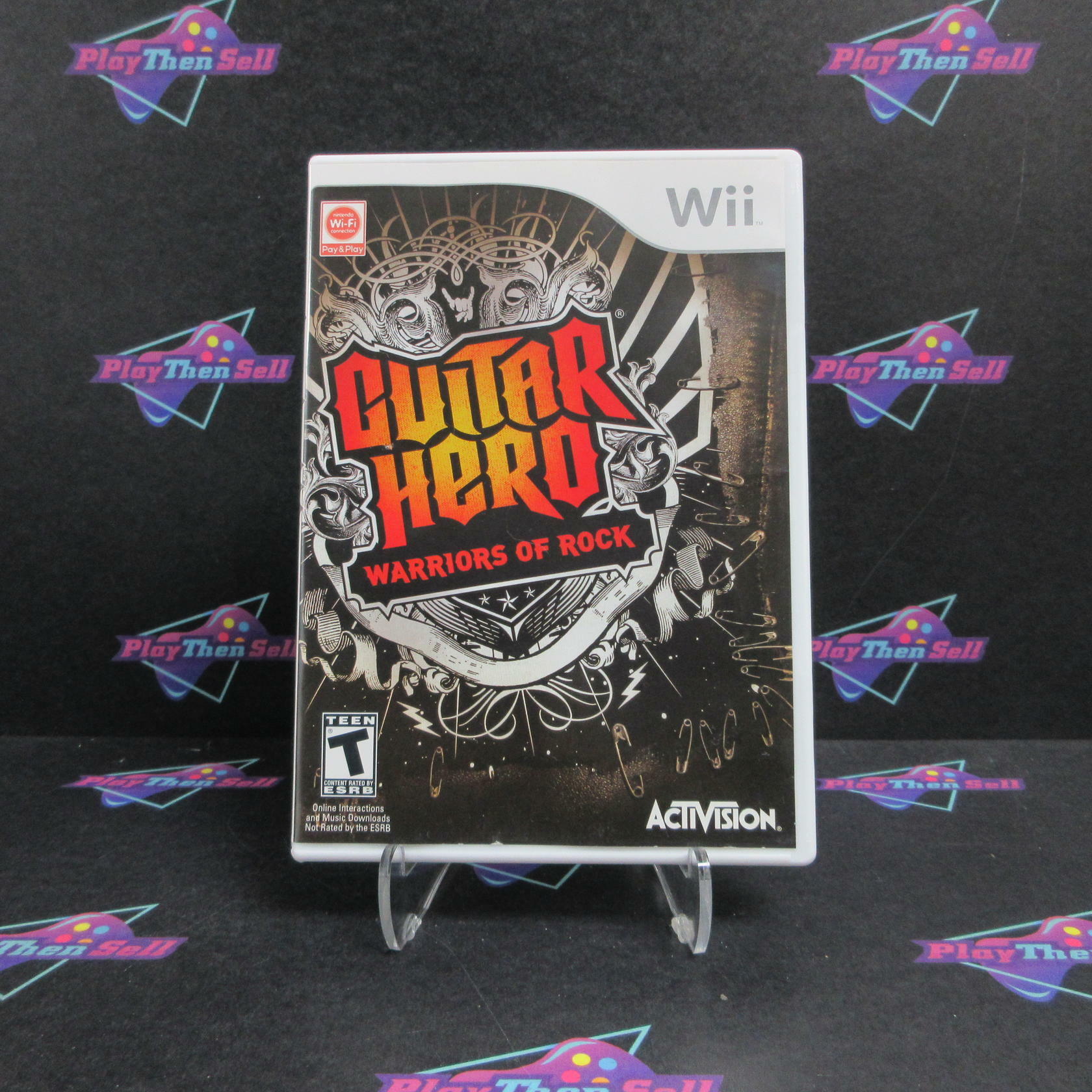 Guitar Hero Warriors of Rock Nintendo Wii Complete - Excellent