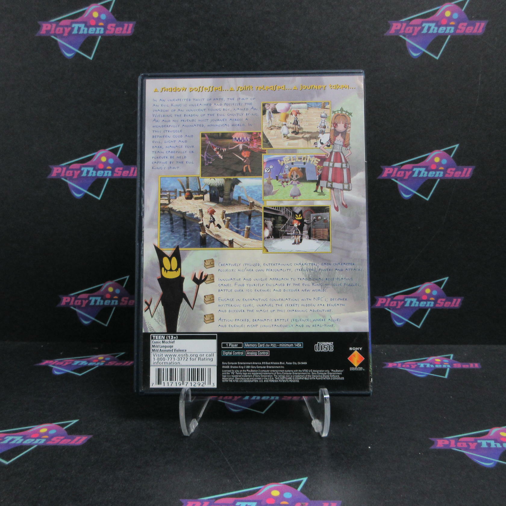 OKAGE Shadow King PS2 PlayStation 2 + Reg Card Complete - Excellent