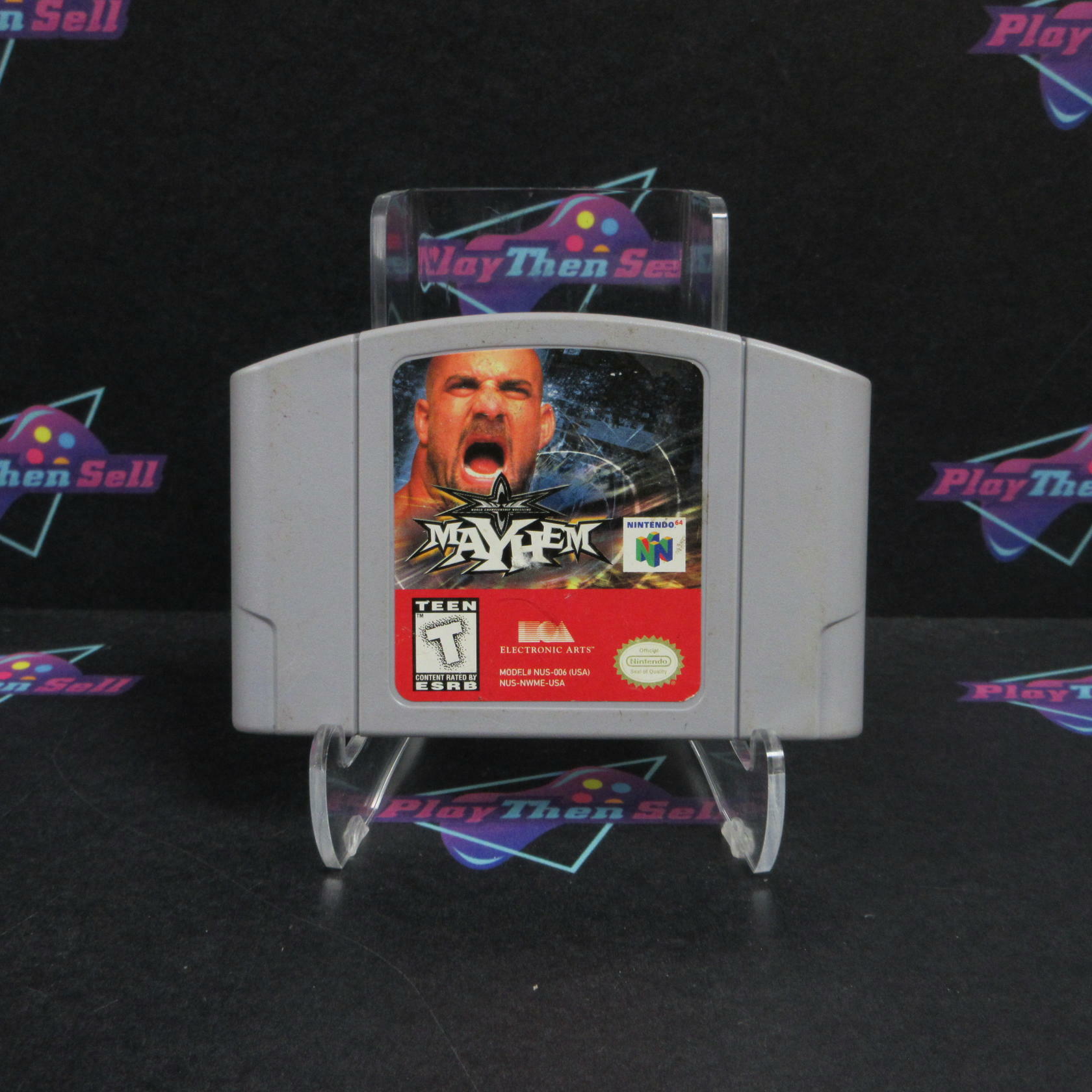 WCW Mayhem Nintendo 64 AD N64 Cartridge Only Authentic / Tested - Very Good