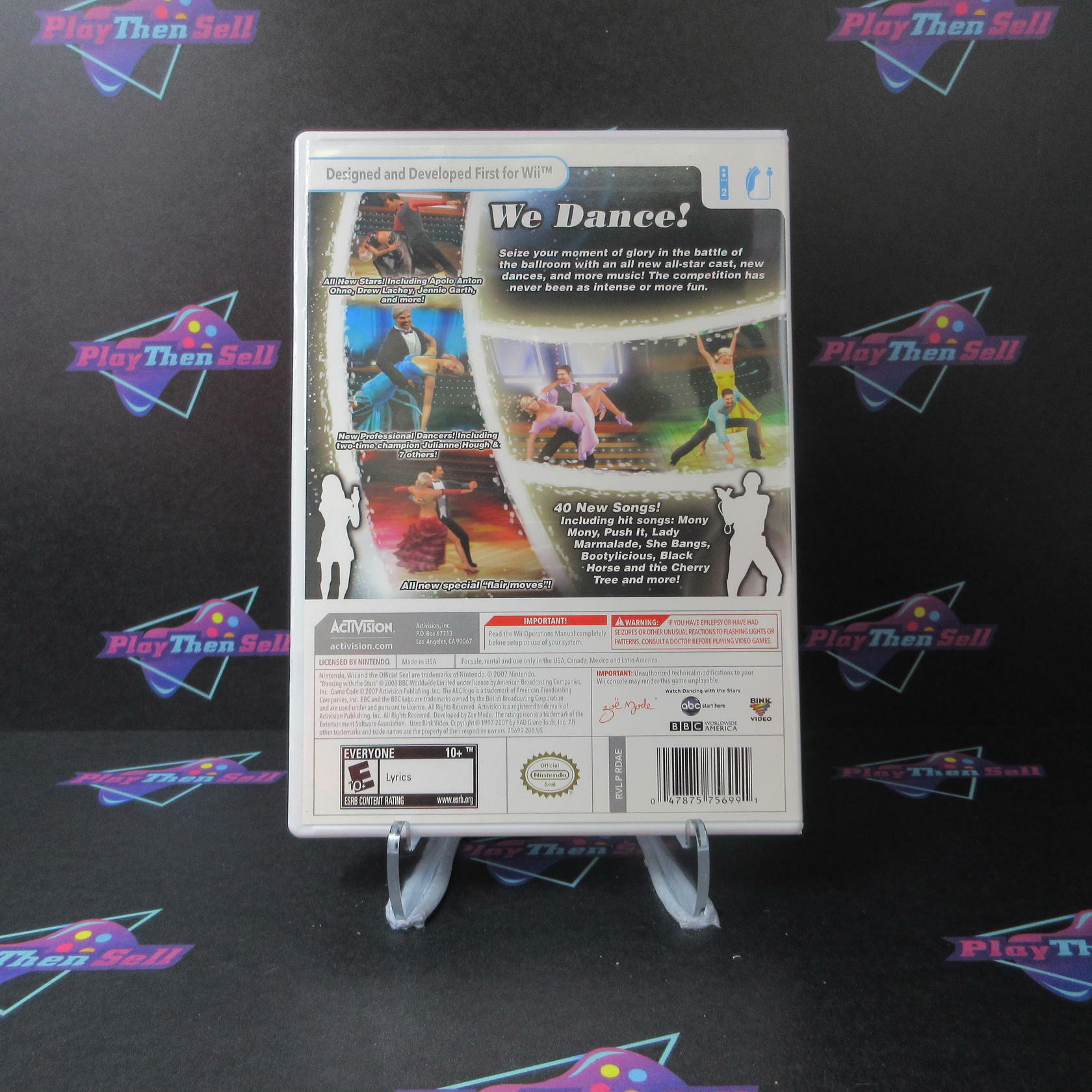 Dancing with the Stars We Dance! Nintendo Wii Complete - Excellent