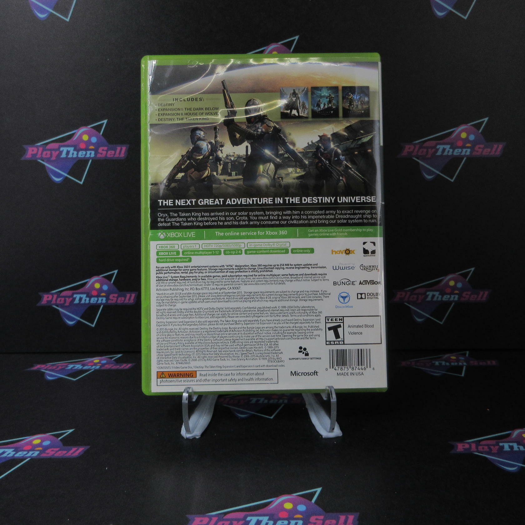 Destiny The Taken King Legendary Edition Xbox 360 Complete - Excellent