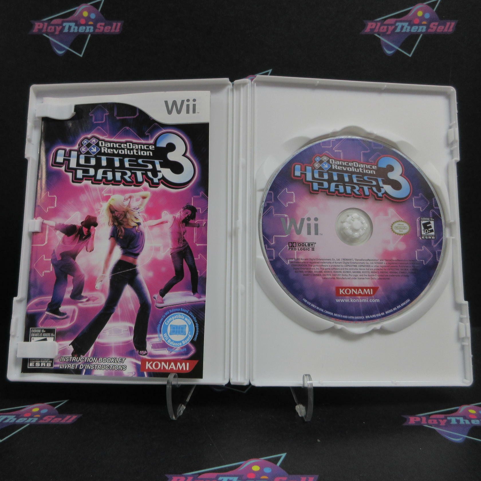 Dance Dance Revolution Hottest Party 3 Nintendo Wii Complete - Excellent