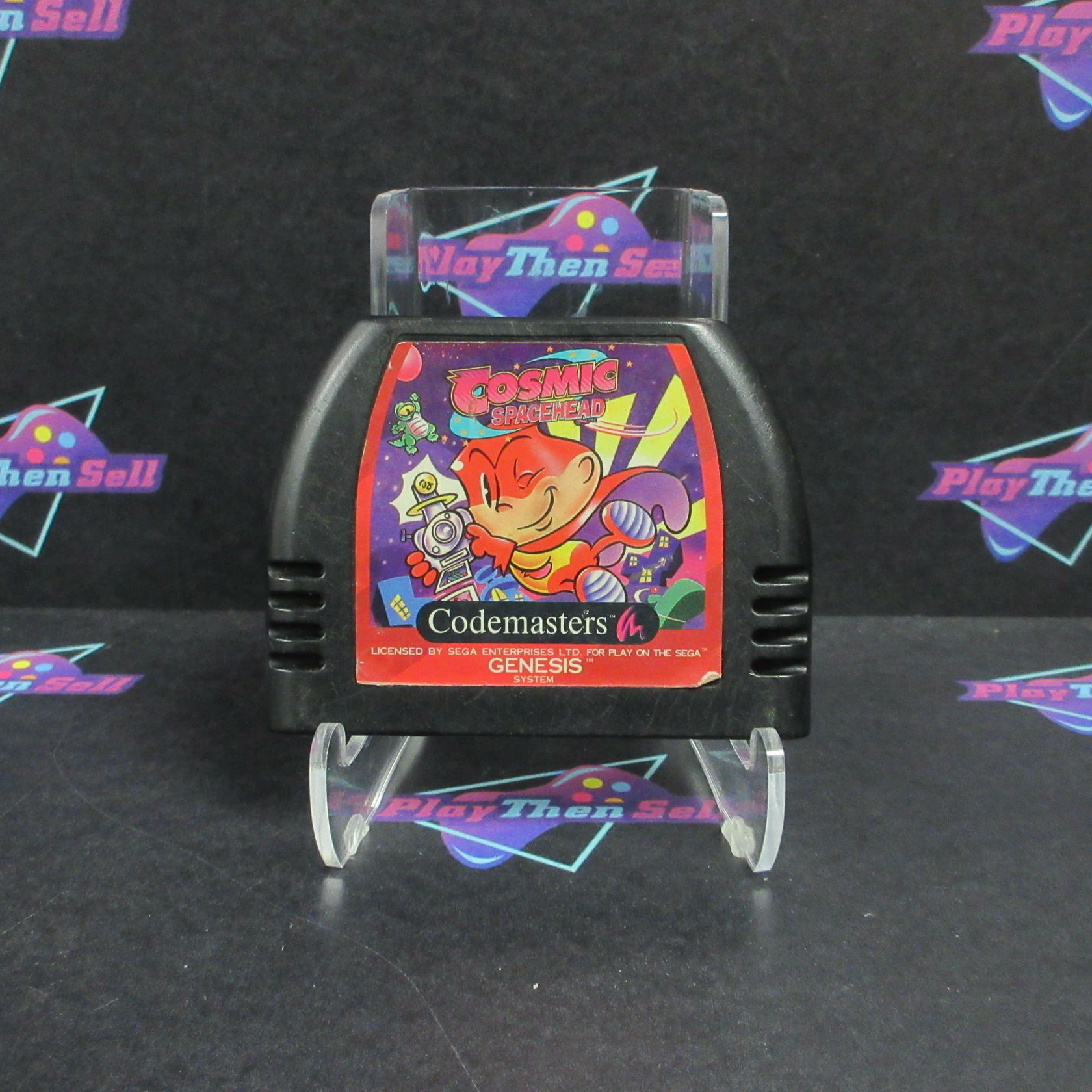 Cosmic Spacehead Sega Genesis AD Cartridge Only Authentic / Tested - Very Good