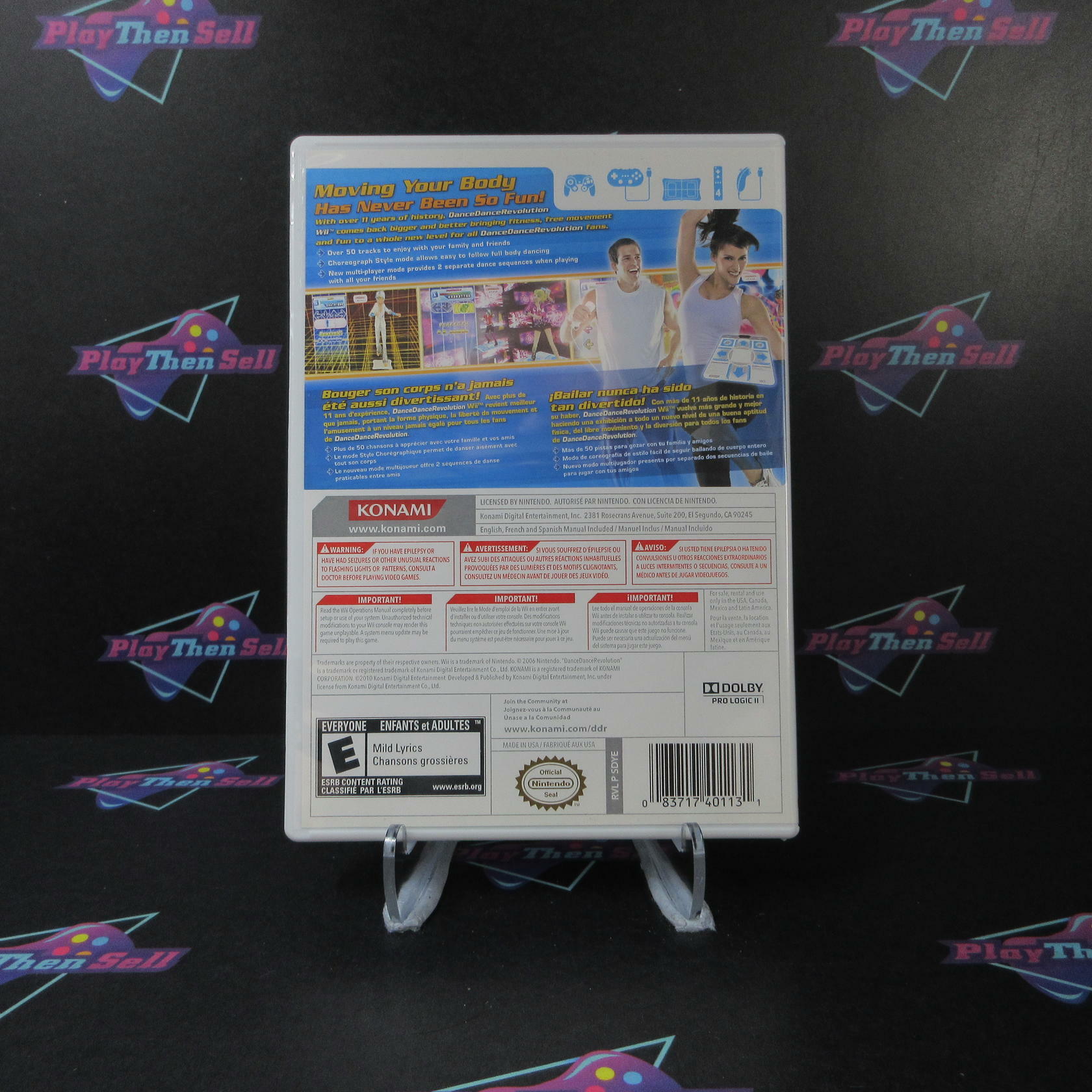 Dance Dance Revolution Nintendo Wii Complete - Excellent