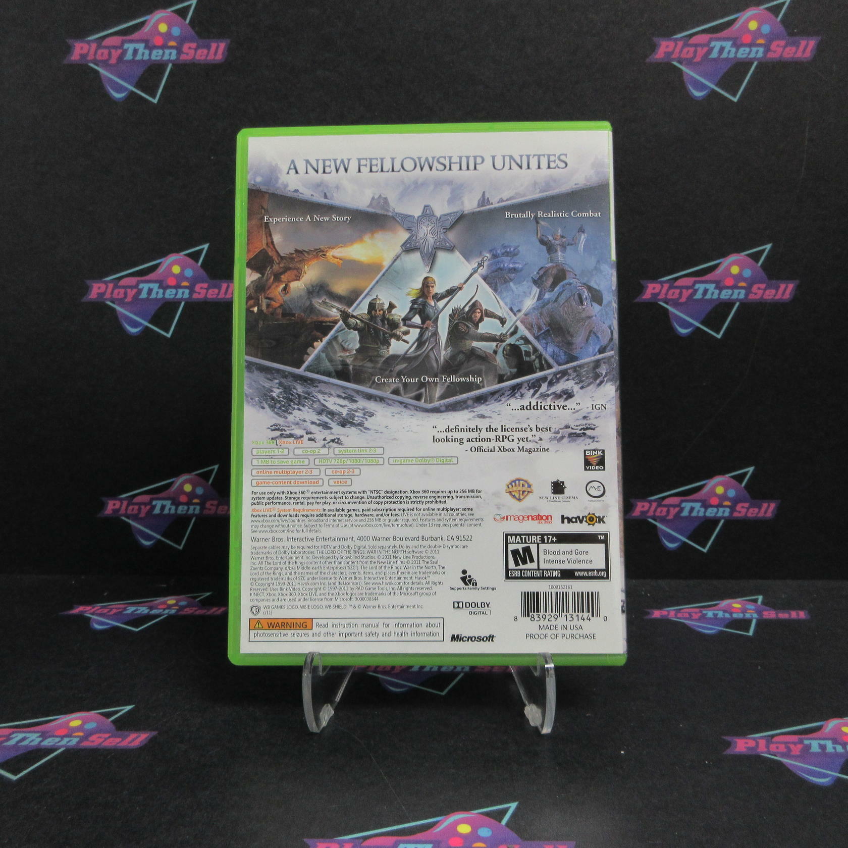Lord of the Rings War in the North Xbox 360 Complete - Excellent