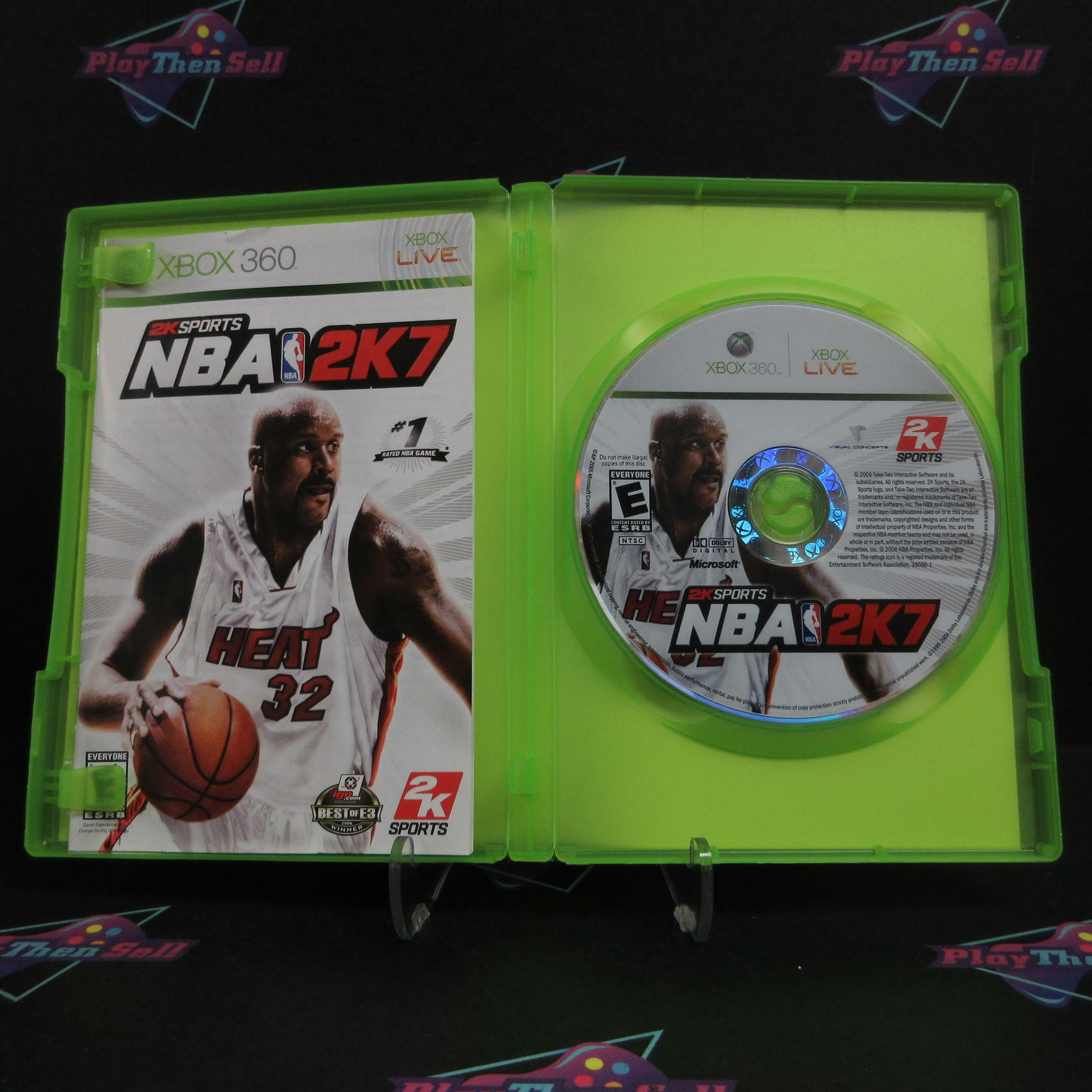 NBA 2K7 Xbox 360 + Reg Card Complete - Excellent