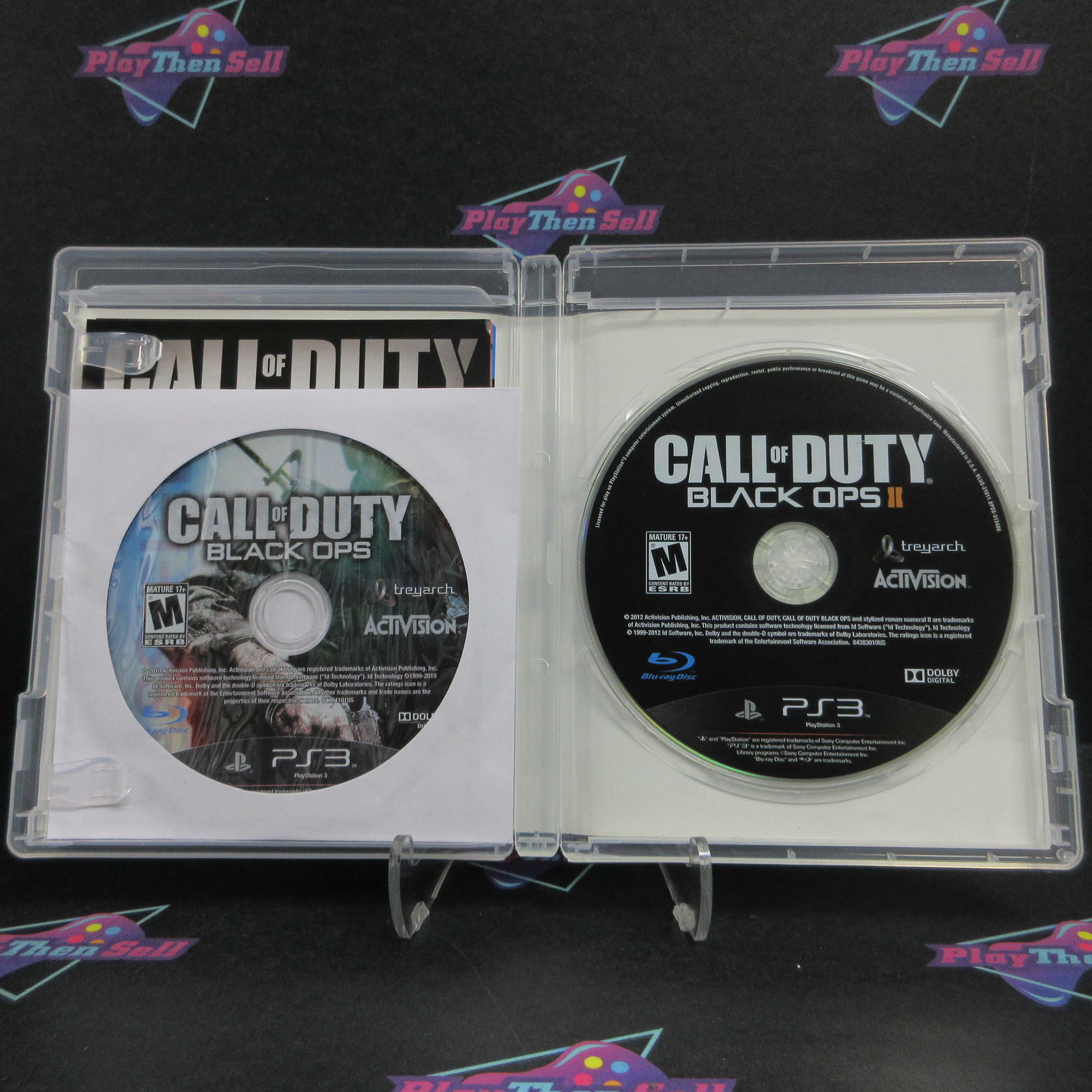 Call of Duty Black Ops 1 & 2 Combo Pack PS3 PlayStation 3 Complete - Excellent