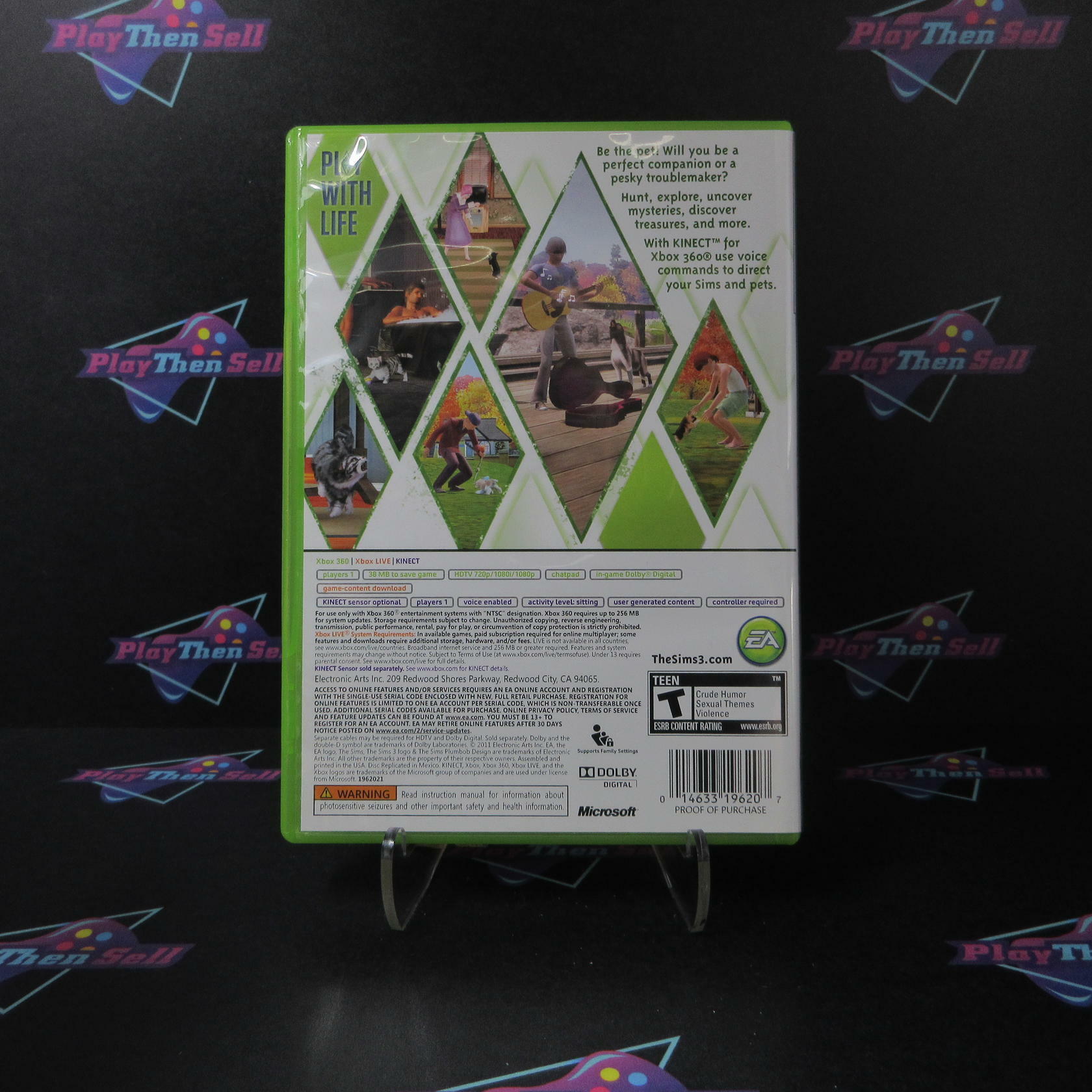 The Sims 3 Pets Xbox 360 Complete - Excellent