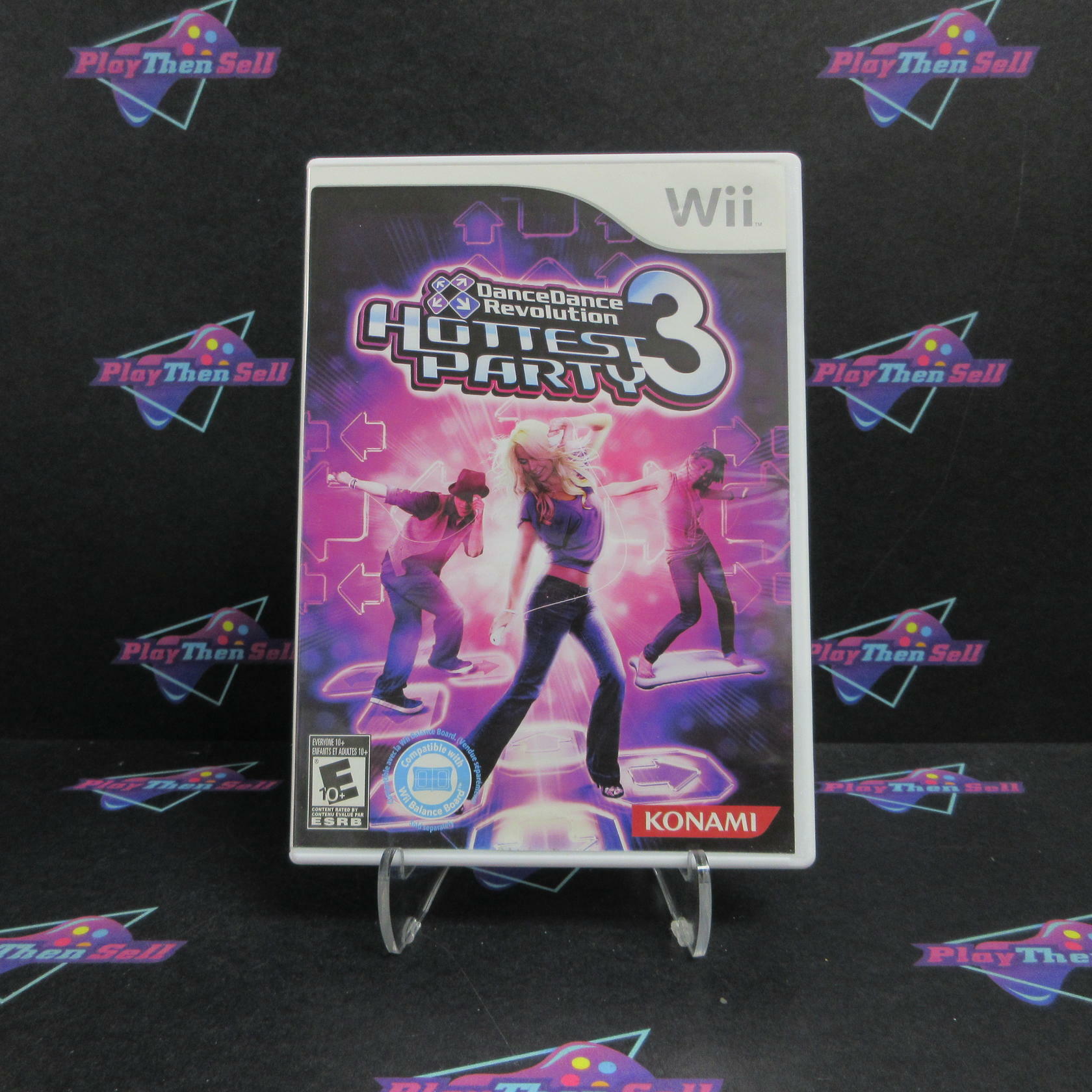 Dance Dance Revolution Hottest Party 3 Nintendo Wii Complete - Excellent