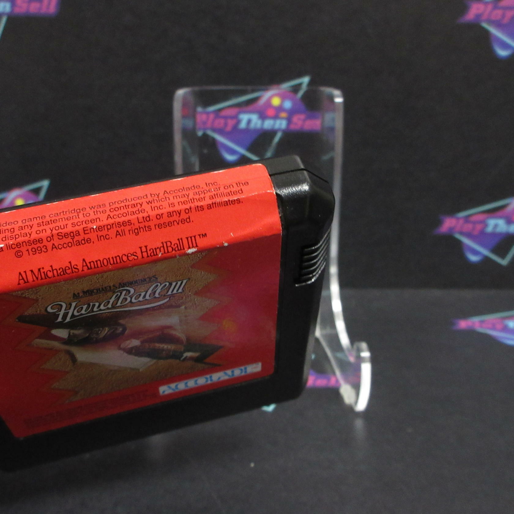 Hardball III - Sega Genesis AD Cartridge Only Authentic / Tested - Very Good