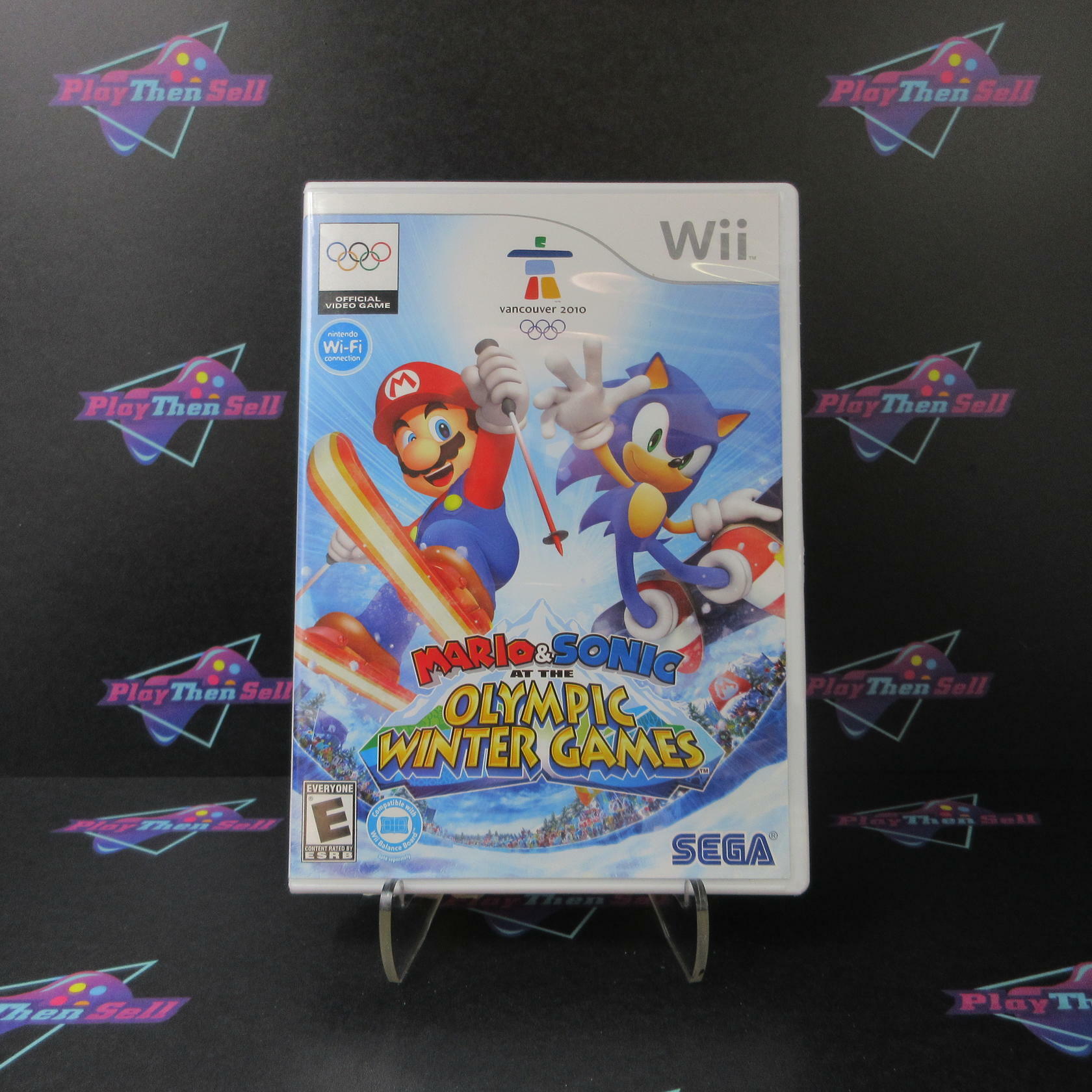 Mario and Sonic at the Olympic Winter Games Nintendo Wii Complete - Excellent