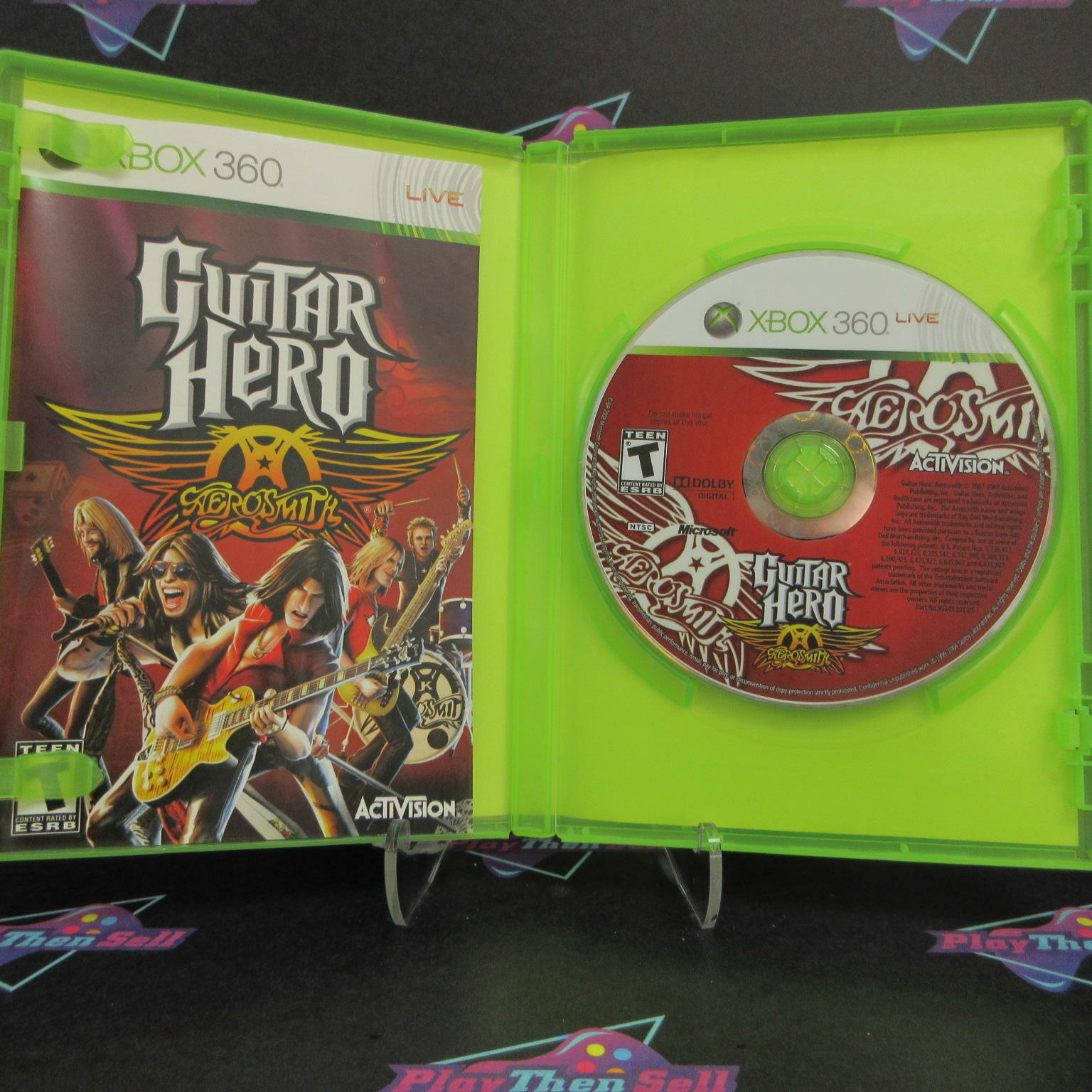 Guitar Hero Aerosmith Xbox 360 Complete - Excellent