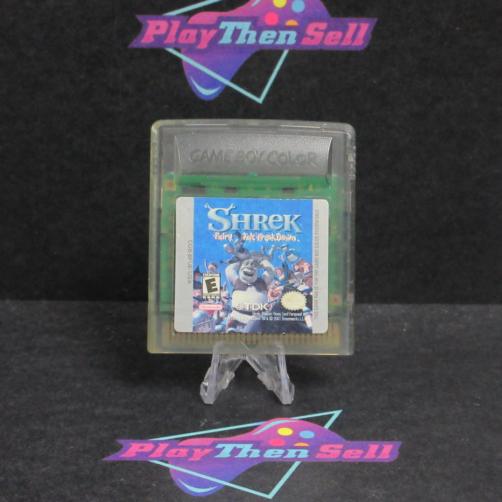 Shrek Fairy Tale Freakdown AD Nintendo Game Boy Color Cart Only Authentic - Very Good