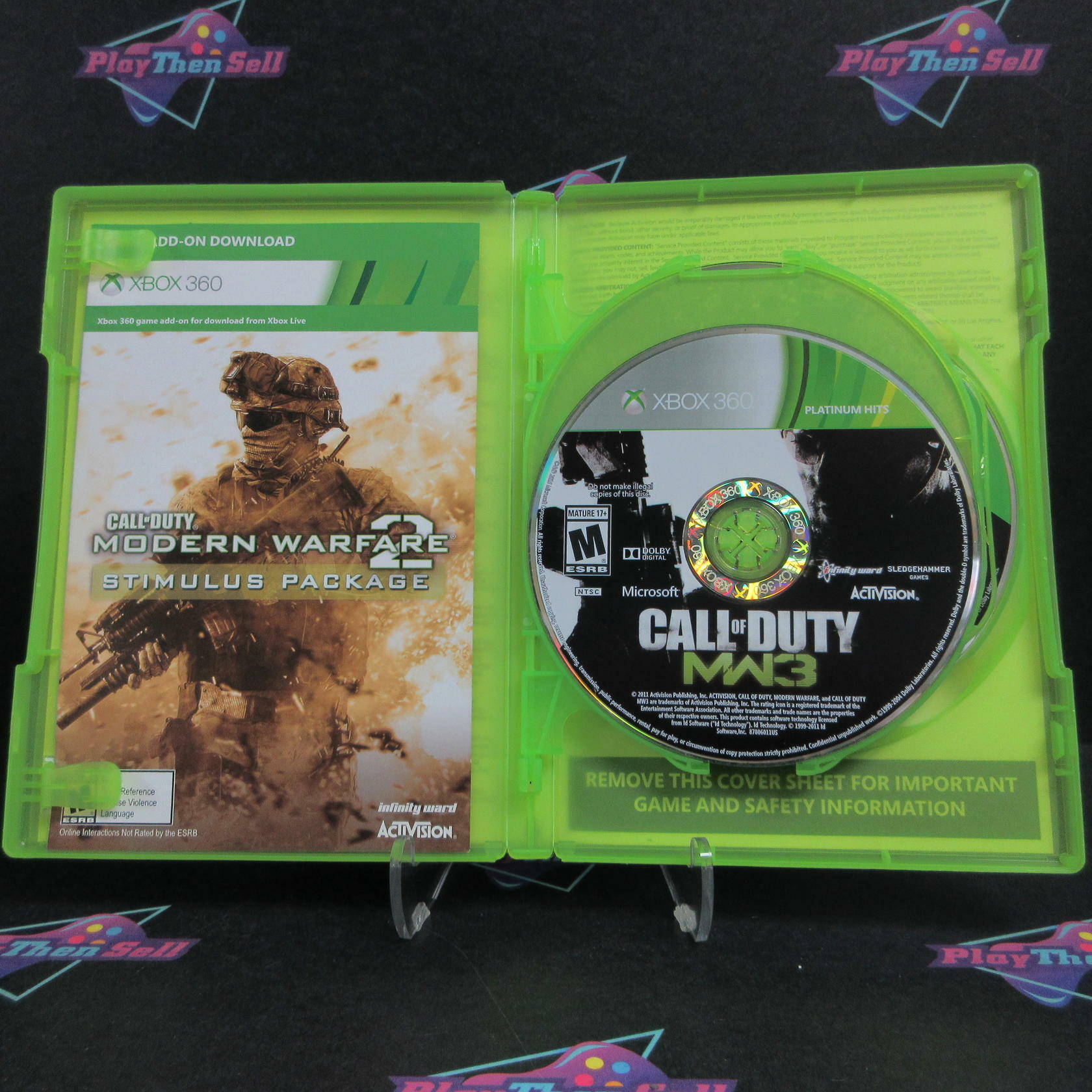 Call Of Duty Modern Warfare Trilogy Xbox One / Xbox 360 Complete - Excellent