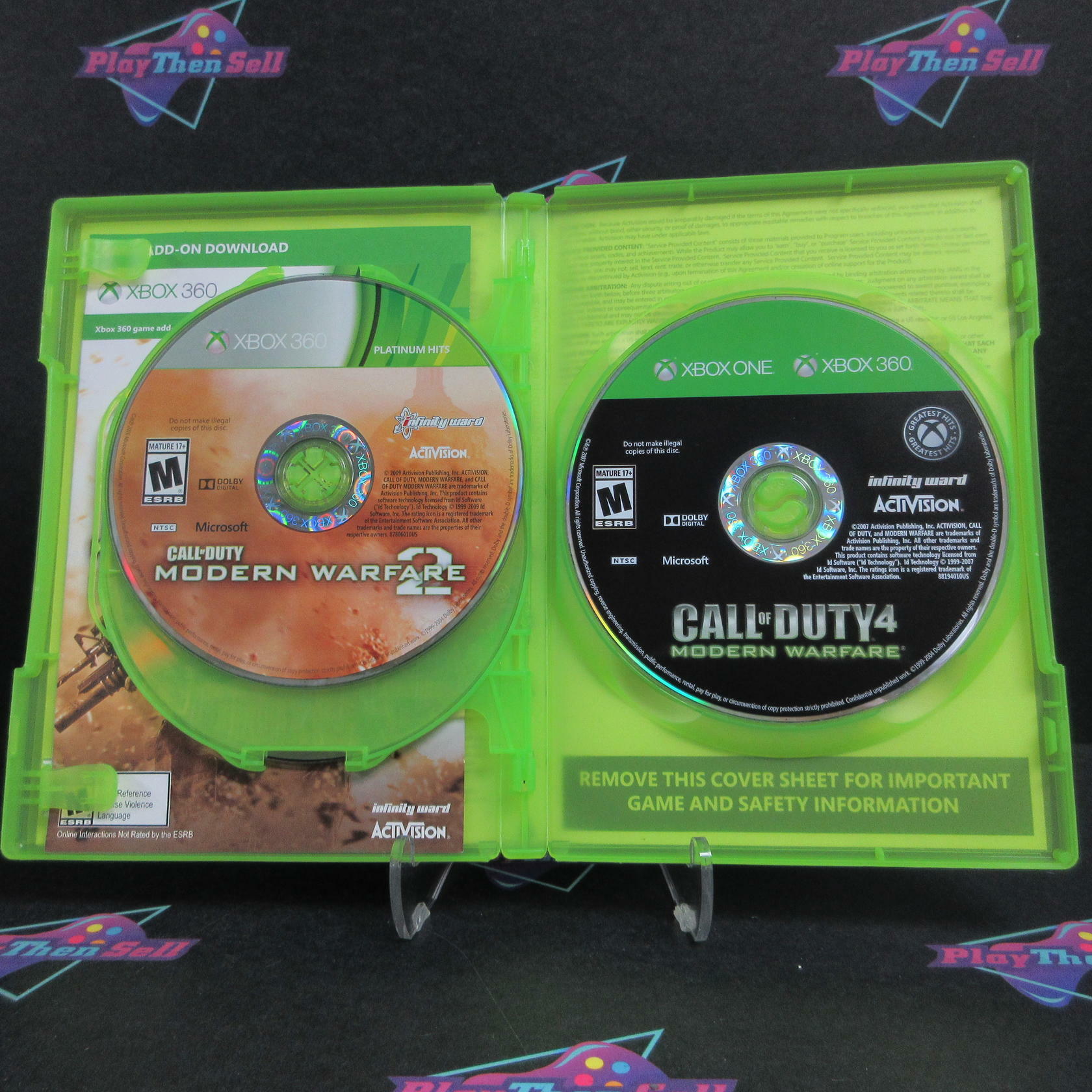 Call Of Duty Modern Warfare Trilogy Xbox One / Xbox 360 Complete - Excellent